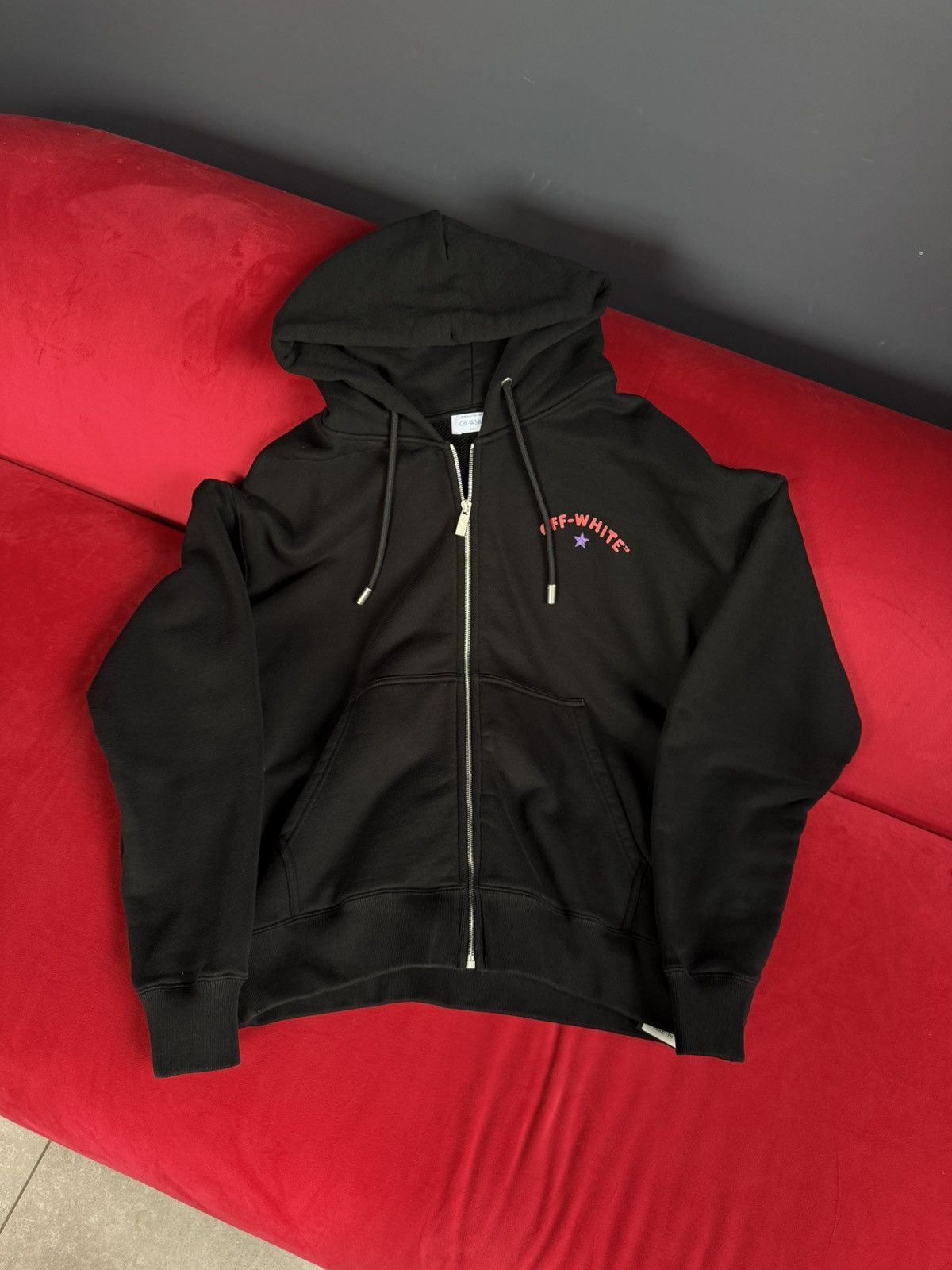 Off-White Off-White Star Arrow Skate Zip Hoodie Size US L / EU 52-54 / 3 - 1 Thumbnail