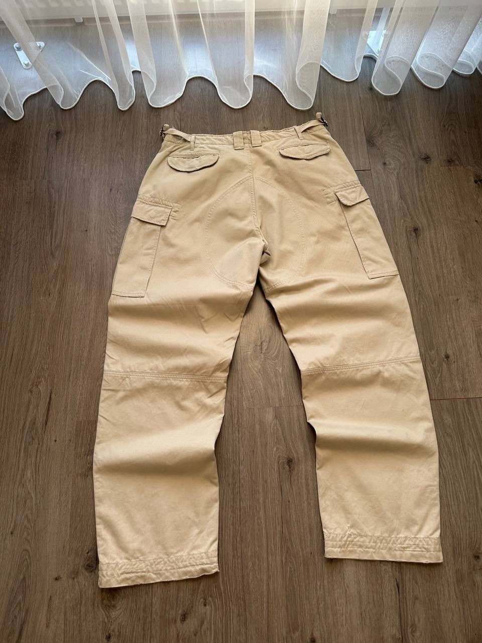 Polo Ralph Lauren × Vintage Vintage Polo Ralph Lauren Cargo Beige Baggy PRL Pants Size US 34 / EU 50 - 24 Thumbnail