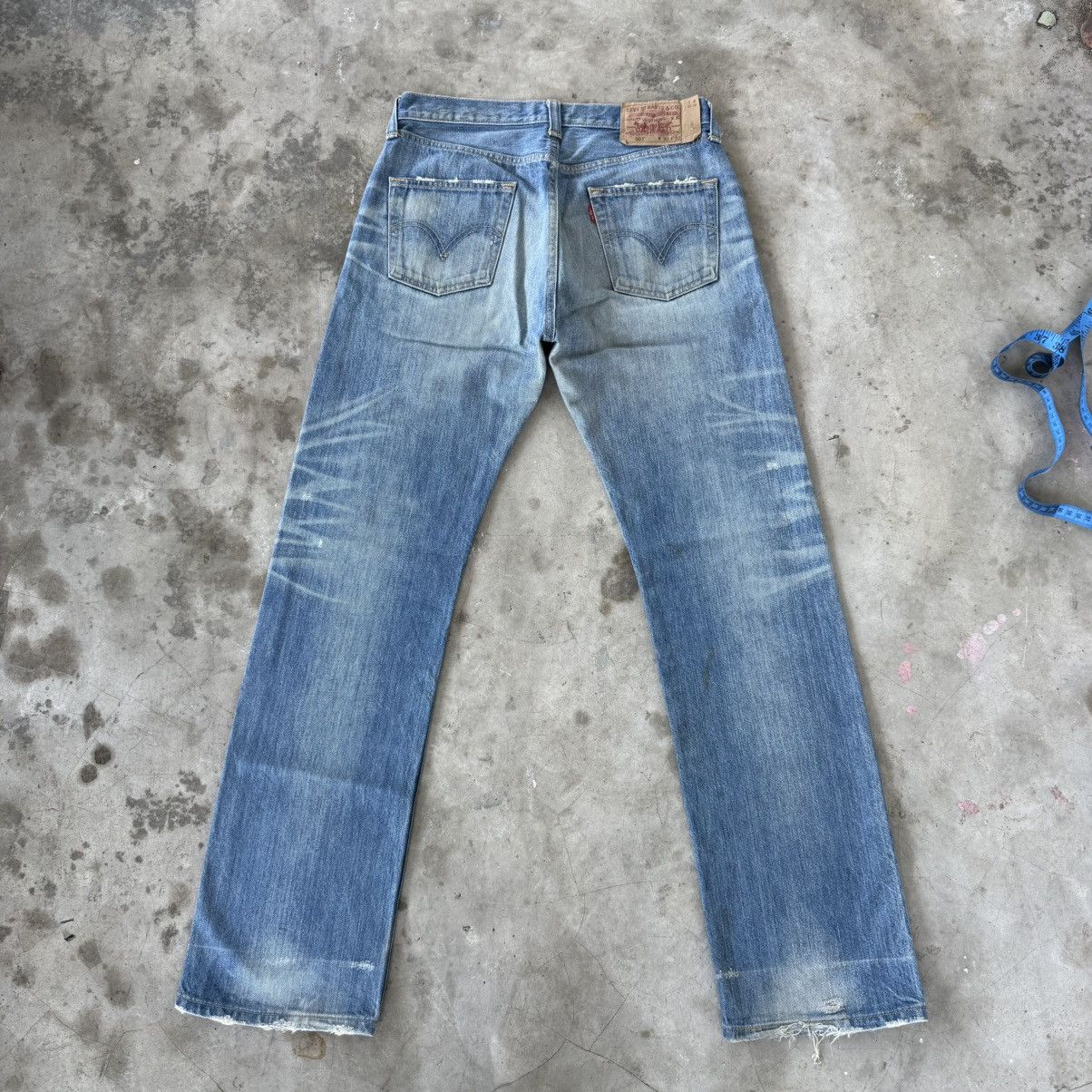 Levi's Vintage Clothing W30 Vintage Levi's 501 Faded Mud Wash Denim Jean Pants Size US 30 / EU 46 - 10 Thumbnail