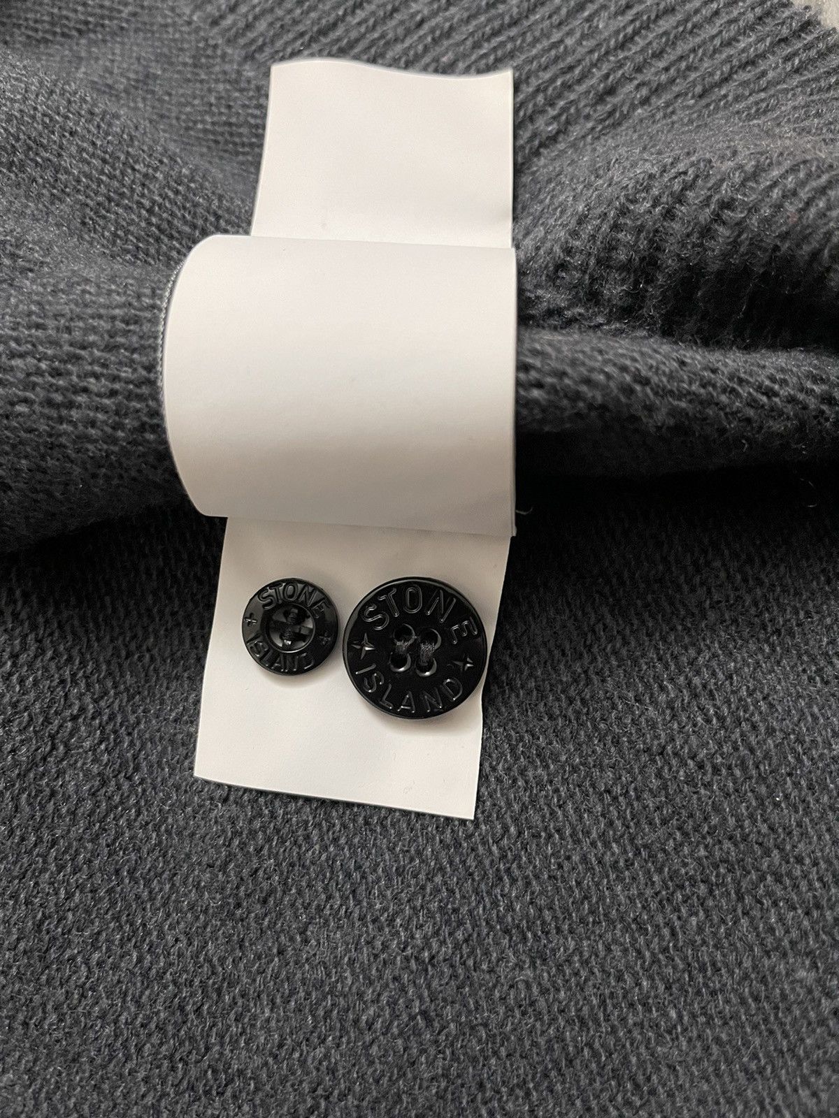 Stone Island Stone Island Knitted Wool Zip Sweater Grey - Size Large Size US L / EU 52-54 / 3 - 8 Thumbnail