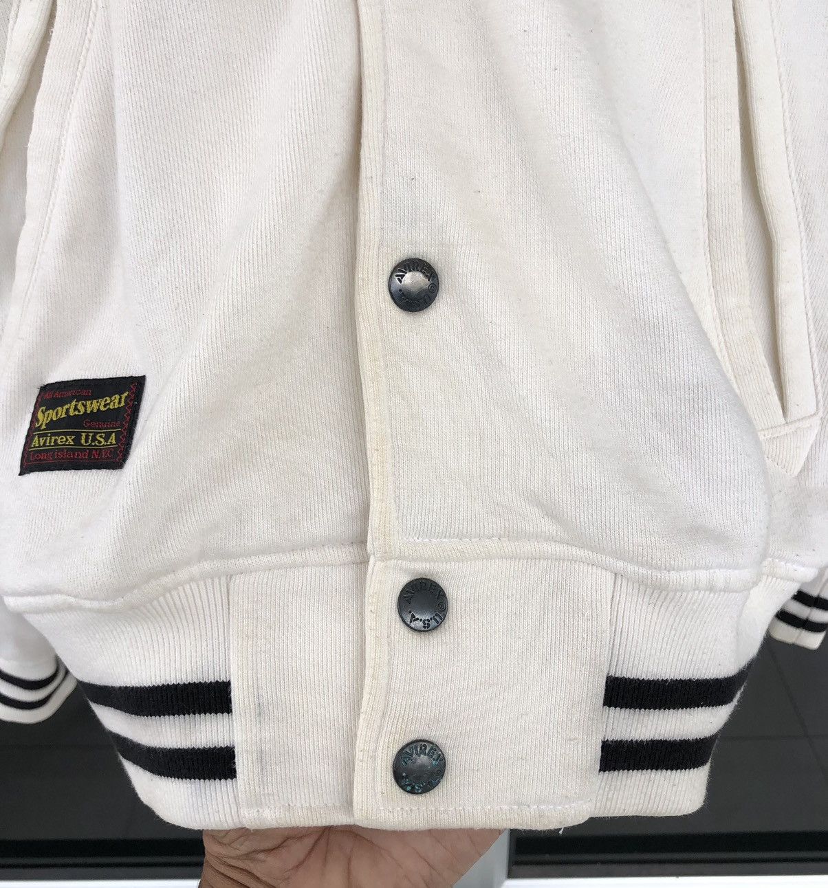 Avirex AVIREX U.S.A Sport Baseball Cotton Button Snap Jacket Size US L / EU 52-54 / 3 - 10 Thumbnail