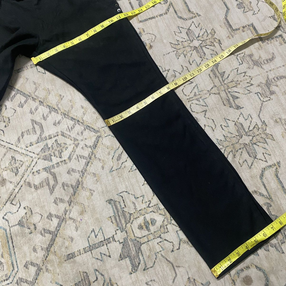 PPFM PPFM Black Paneled Trouser Low Rise Buckle Back Size US 32 / EU 48 - 20 Thumbnail