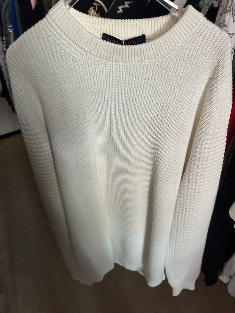Other Louis Vuitton White Knit sweater Size US L / EU 52-54 / 3 - 2 Thumbnail