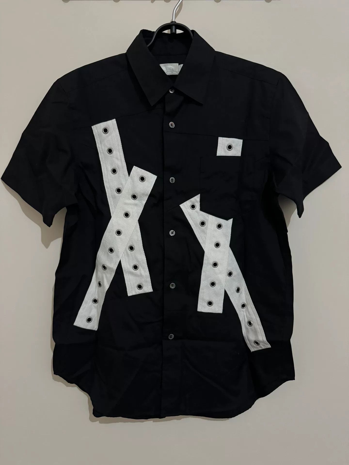 Comme des Garcons comme des garcons patchwork short sleeve shirt Size US L / EU 52-54 / 3 - 1 Thumbnail