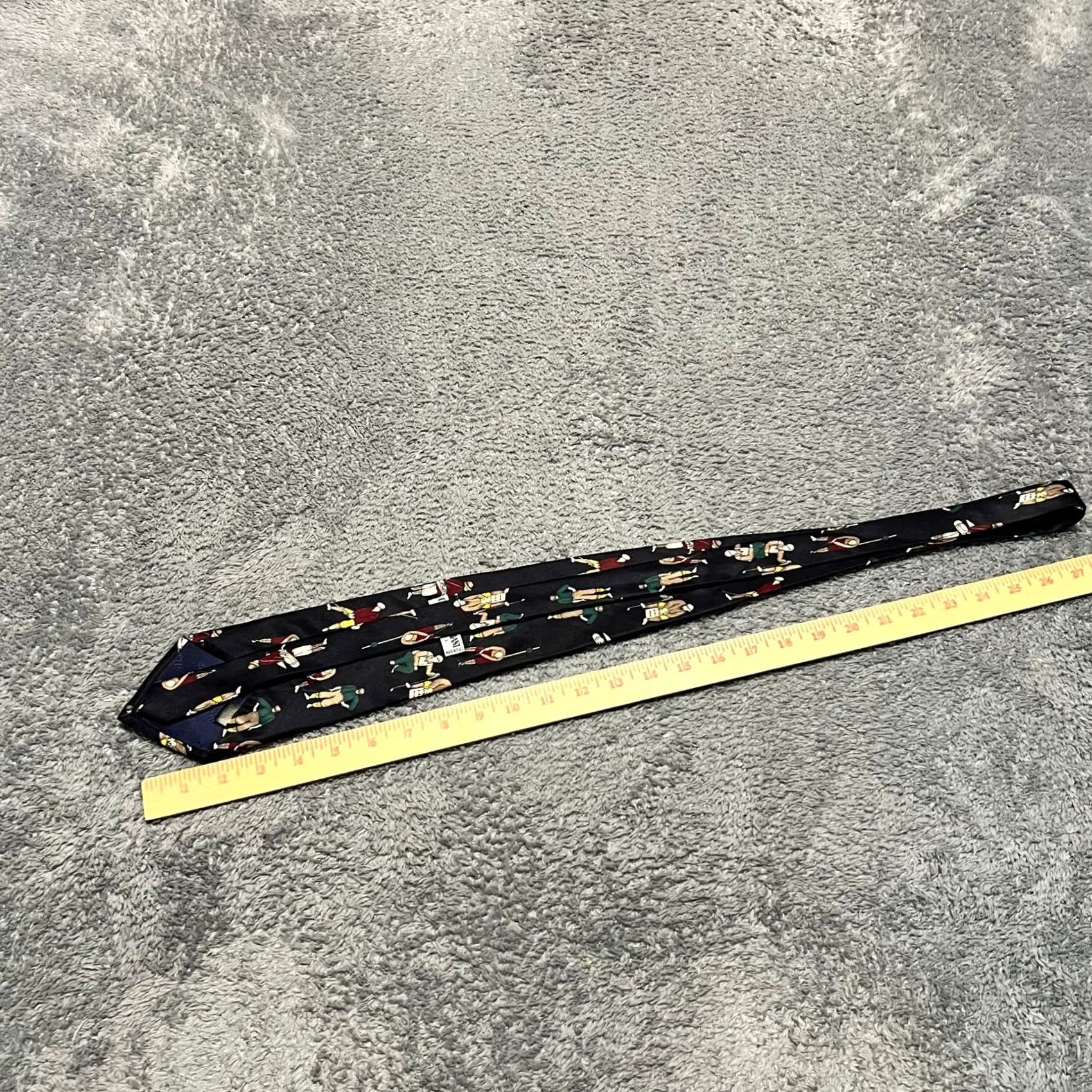Giorgio Armani Giorgio Armani Cravatte Tie VTG Silk Golf Necktie Handmade Blue Mens Tie Size ONE SIZE - 5 Thumbnail