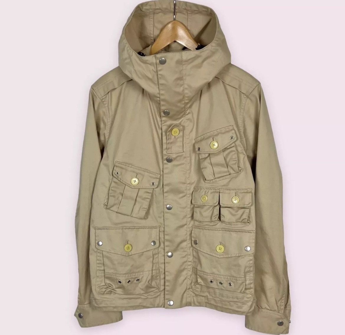 Jil Sander × Uniqlo Jil Sander x Uniqlo +J Utility Cargo Parka Men’s S Khaki 3D Size US S / EU 44-46 / 1 - 2 Thumbnail