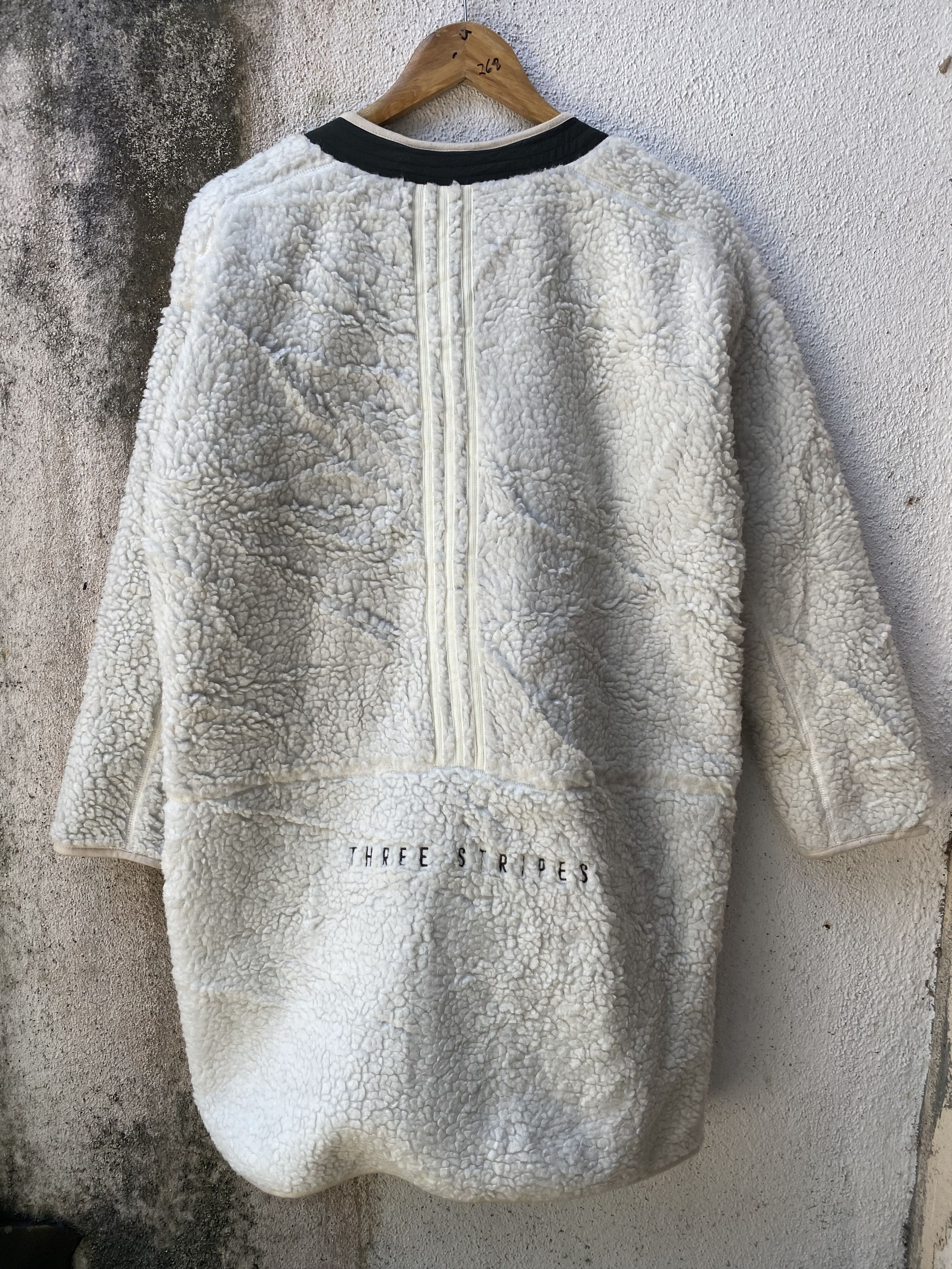 Adidas AWV002 Adidas Fleece Long Jacket Size US M / EU 48-50 / 2 - 1 Thumbnail