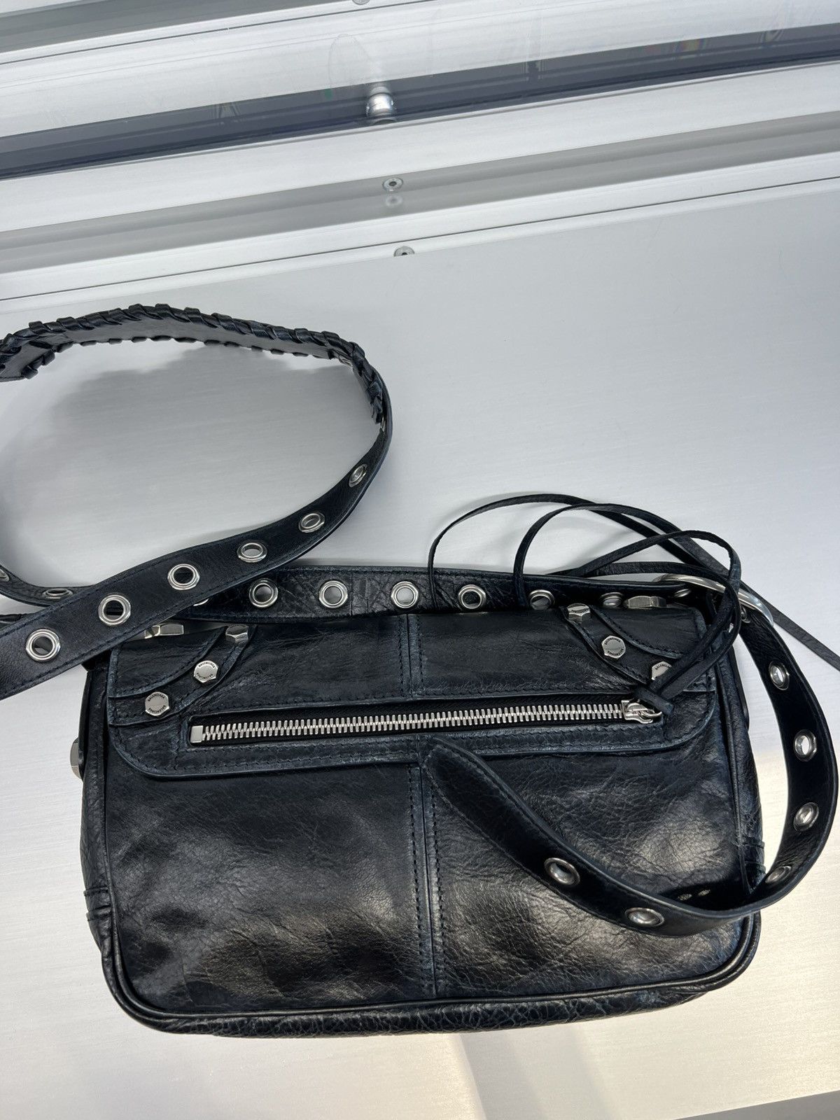 Balenciaga Balenciaga Small Messenger Cagole leather bag VINTAGE EFFECT Size ONE SIZE - 3 Thumbnail