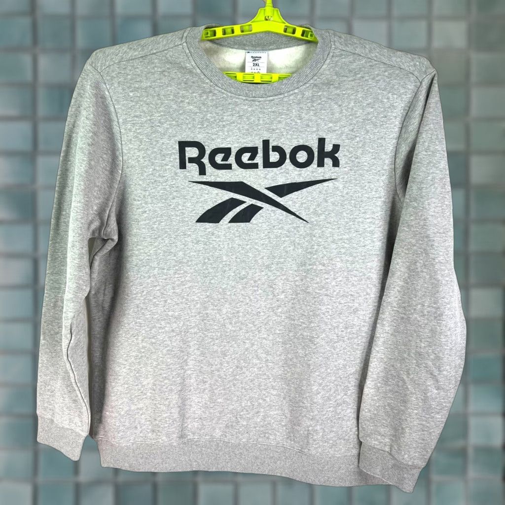 Reebok Reebok Training Sweatshirt Mens 2XL Gray Long Sleeve Spell Out NWT Size US XXL / EU 58 / 5 - 1 Thumbnail