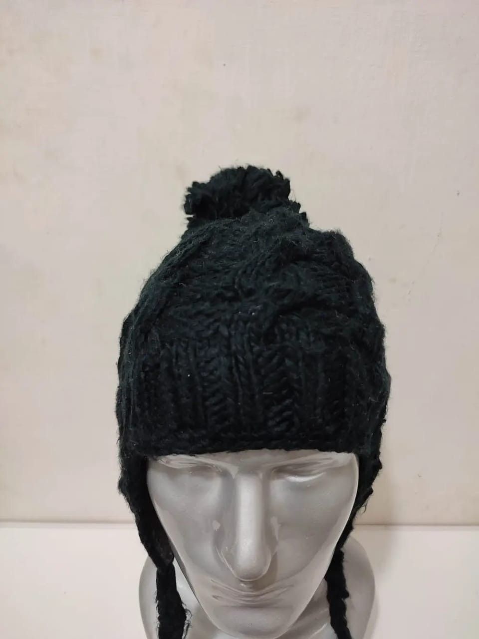 Beams Plus × Japanese Brand Beams Black Knitted Trapper Hats Size ONE SIZE - 2 Thumbnail