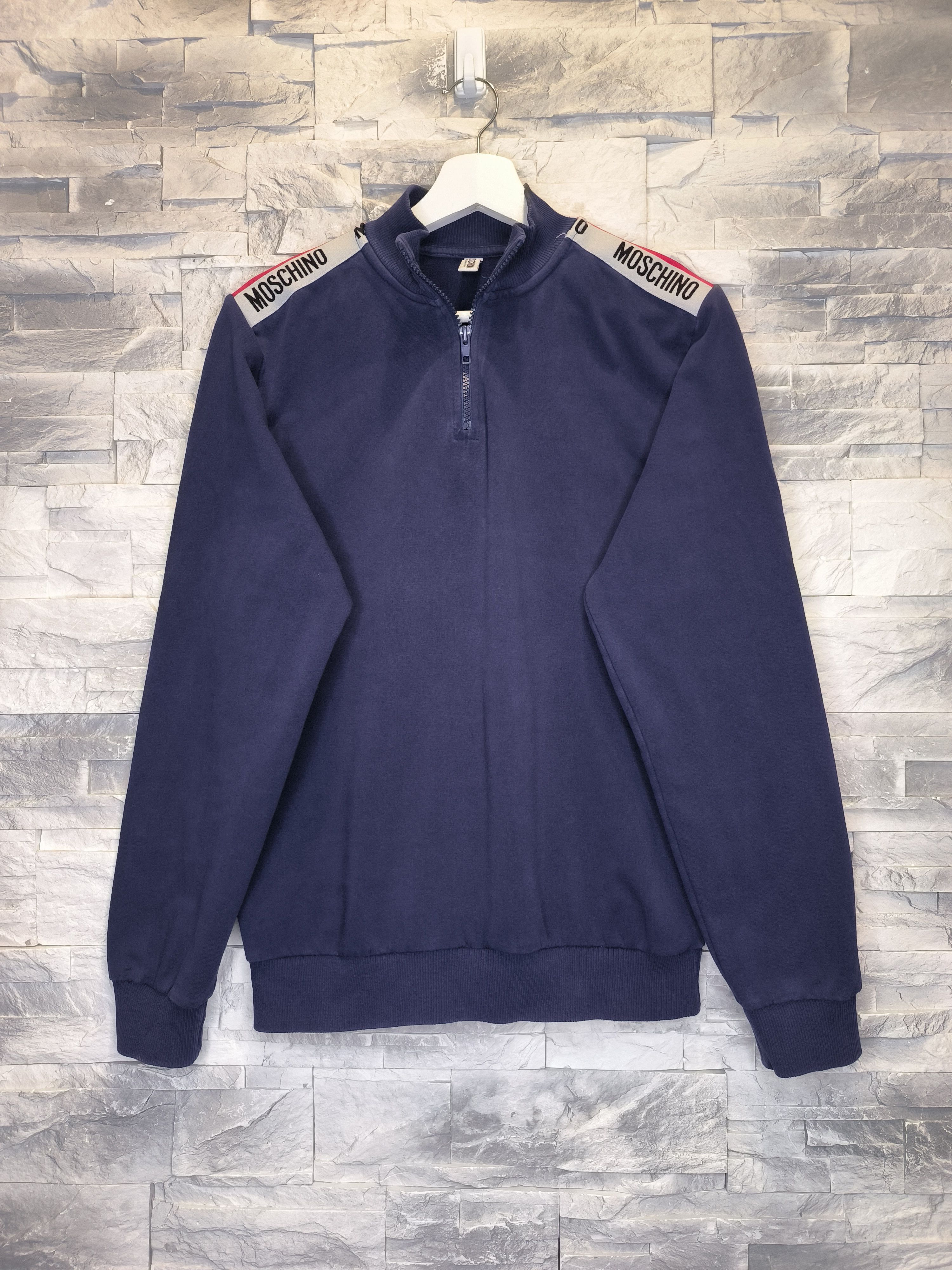 Moschino Moschino Underwear Sweatshirt Half Zip Logo Size US XS / EU 42 / 0 - 1 Thumbnail