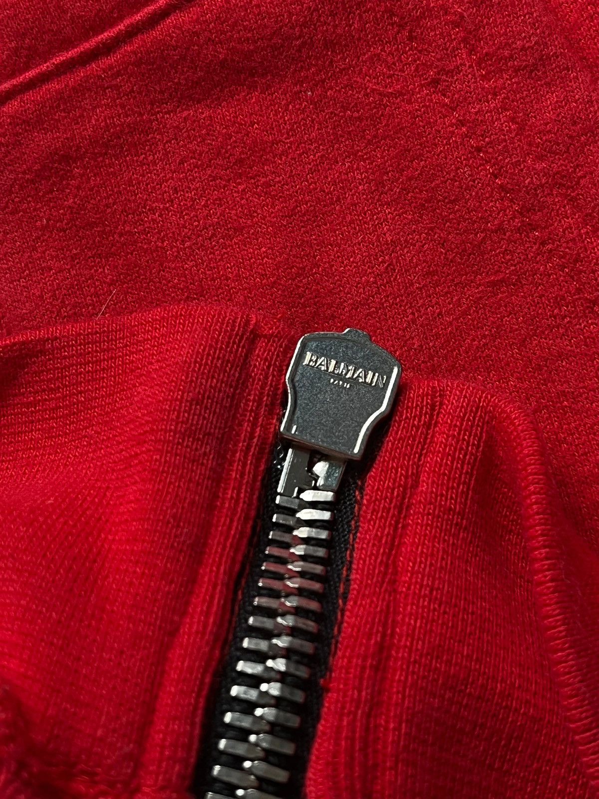 Balmain Balmain Paris Zipped-Up Embroidered Hoodie Vest Archive Size US L / EU 52-54 / 3 - 4 Thumbnail