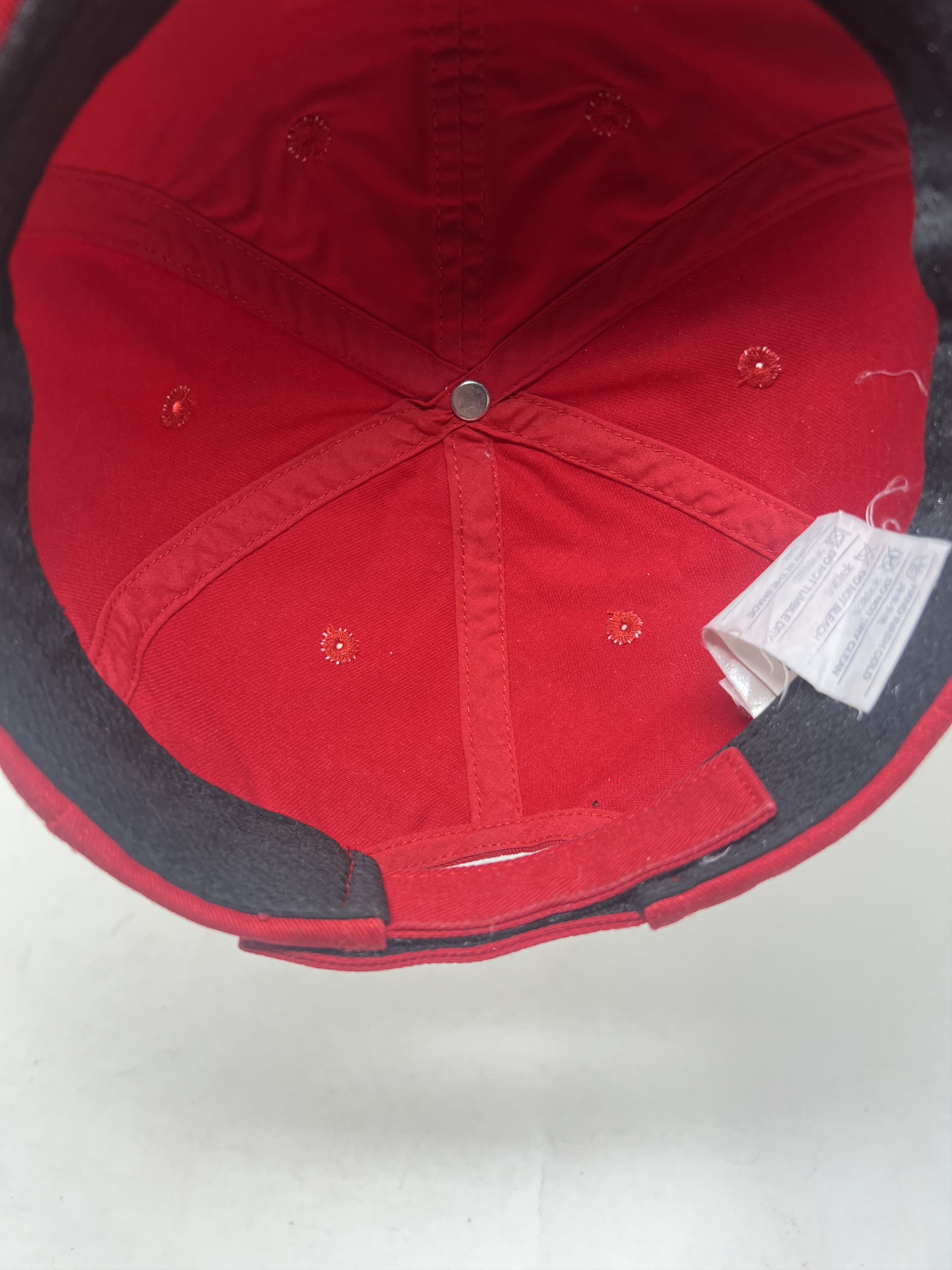 Japanese Brand Fila Embroidery Red Streetwear Hat Size ONE SIZE - 9 Thumbnail