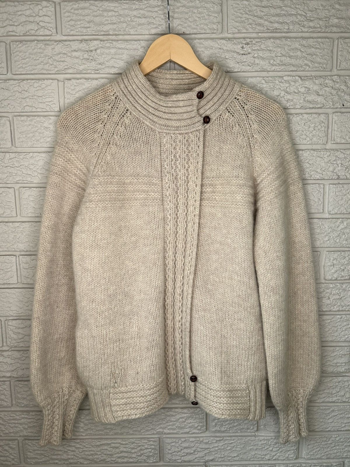 Eddie Bauer Vintage 90s Eddie Bauer Wool Zip Up Knit Sweater Size US M / EU 48-50 / 2 - 3 Thumbnail