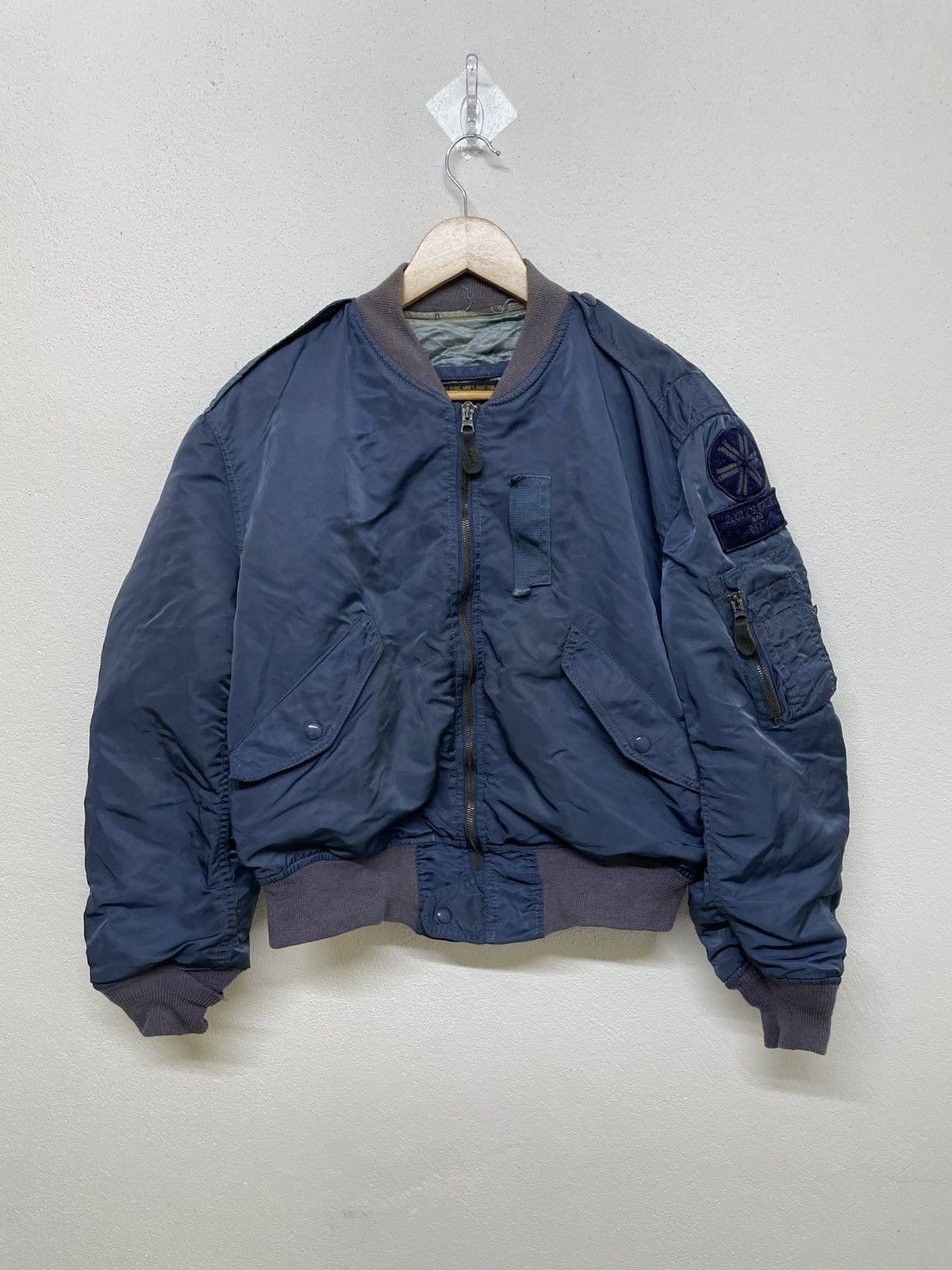 Alpha Industries Vintage Alpha Industries L-2A Flight Bomber Jacket Size US L / EU 52-54 / 3 - 1 Thumbnail