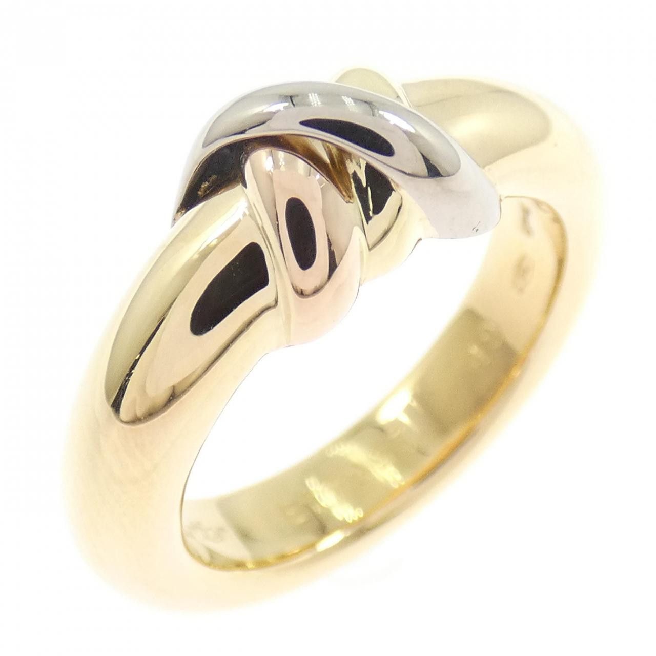 Cartier Cartier Cartier Thread 18K Tricolor Gold Ring Size 49 Precious Metal Ring DUTY FREE for USA Size ONE SIZE - 1 Thumbnail
