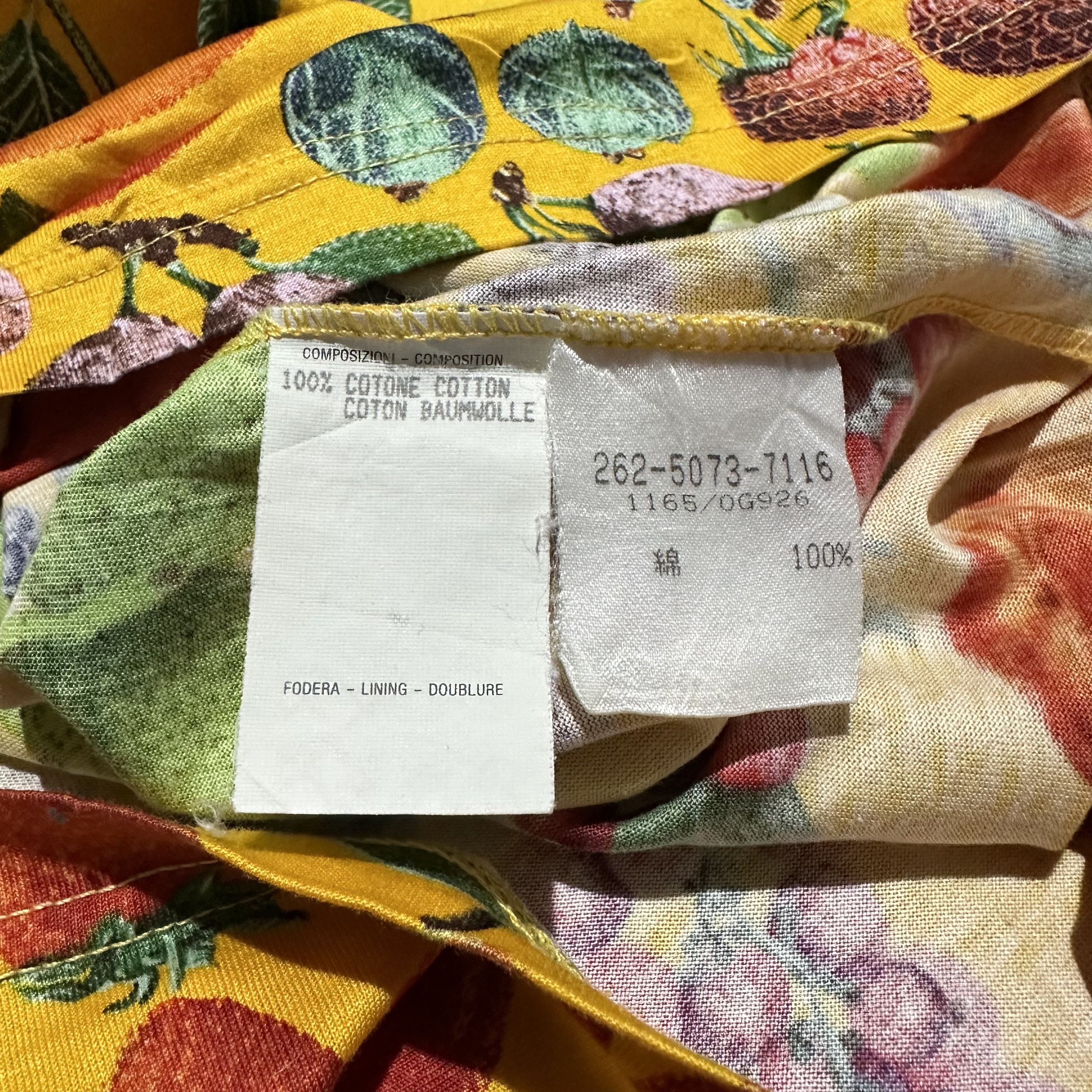 Gucci Vintage Gucci Tom Ford 1996 Fruit Tee Size US M / EU 48-50 / 2 - 5 Thumbnail