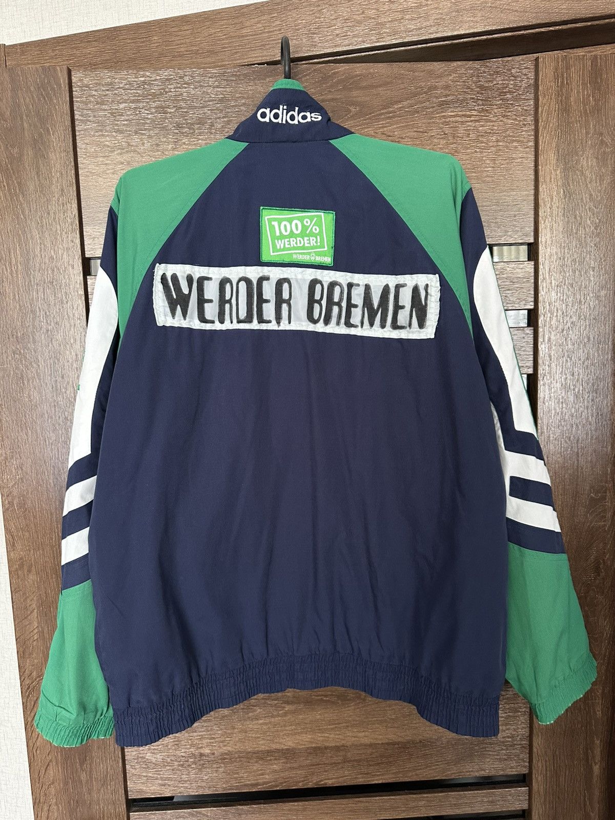 Adidas Werder Bremen Adidas Vintage Zip Jacket 90s Size US M / EU 48-50 / 2 - 5 Thumbnail