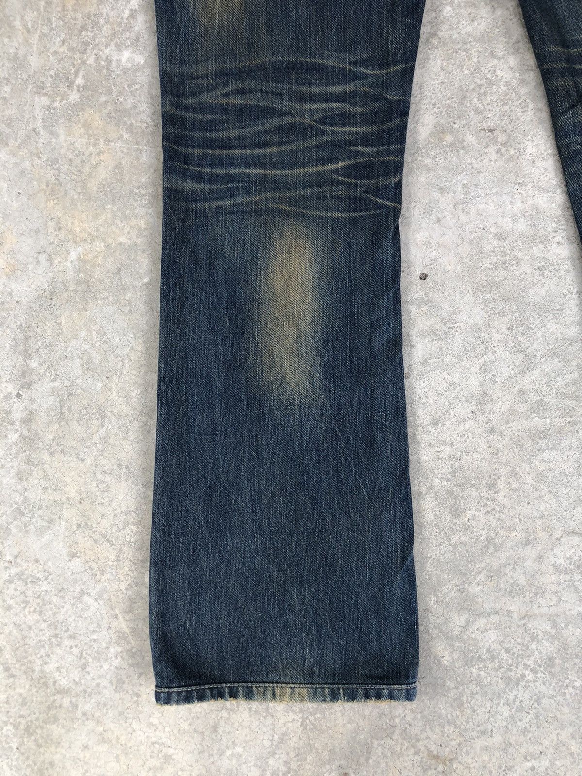 Japanese Brand Japanese Example Flared Jeans Distressed Jeans Mud Wash Size US 32 / EU 48 - 11 Thumbnail