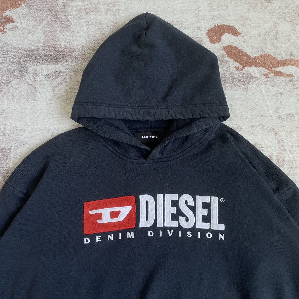 Diesel Vintage Diesel Denim Division Hoodie Size US L / EU 52-54 / 3 - 2 Thumbnail