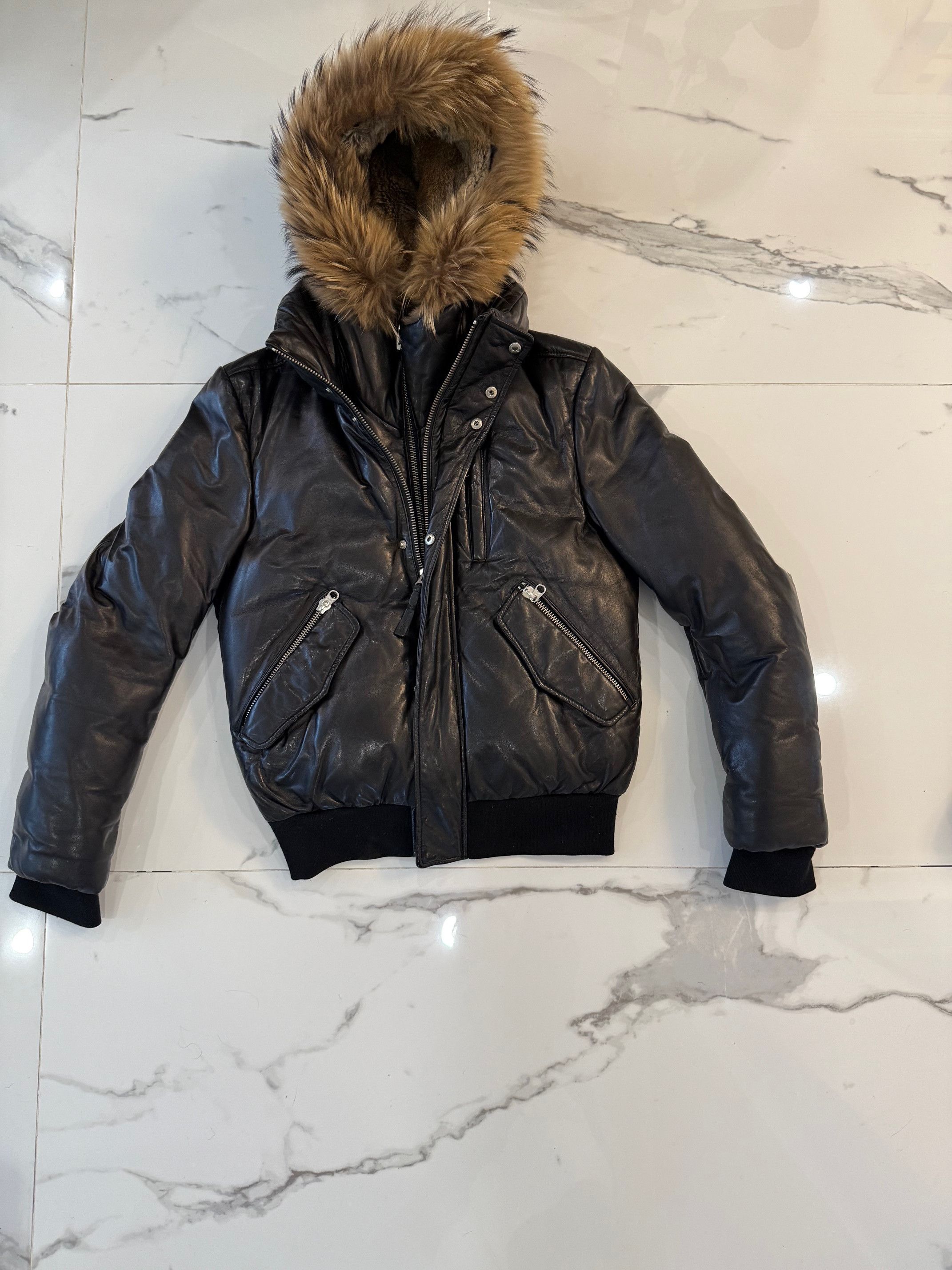 Mackage Mackage Glen Leather Down Bomber Size US S / EU 44-46 / 1 - 2 Thumbnail