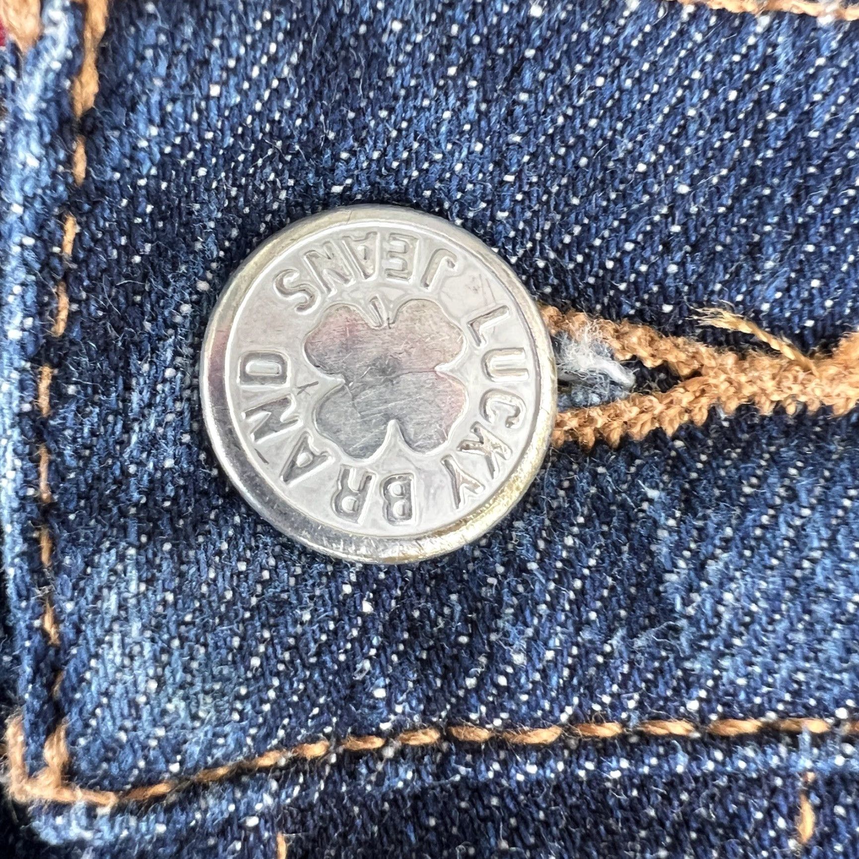 Lucky Brand Vintage Lucky Brand Women's Cropped Blue Denim Jeans Size 6 Regular Fit Spring Summer Fall Size 28" / US 6 / IT 42 - 3 Thumbnail