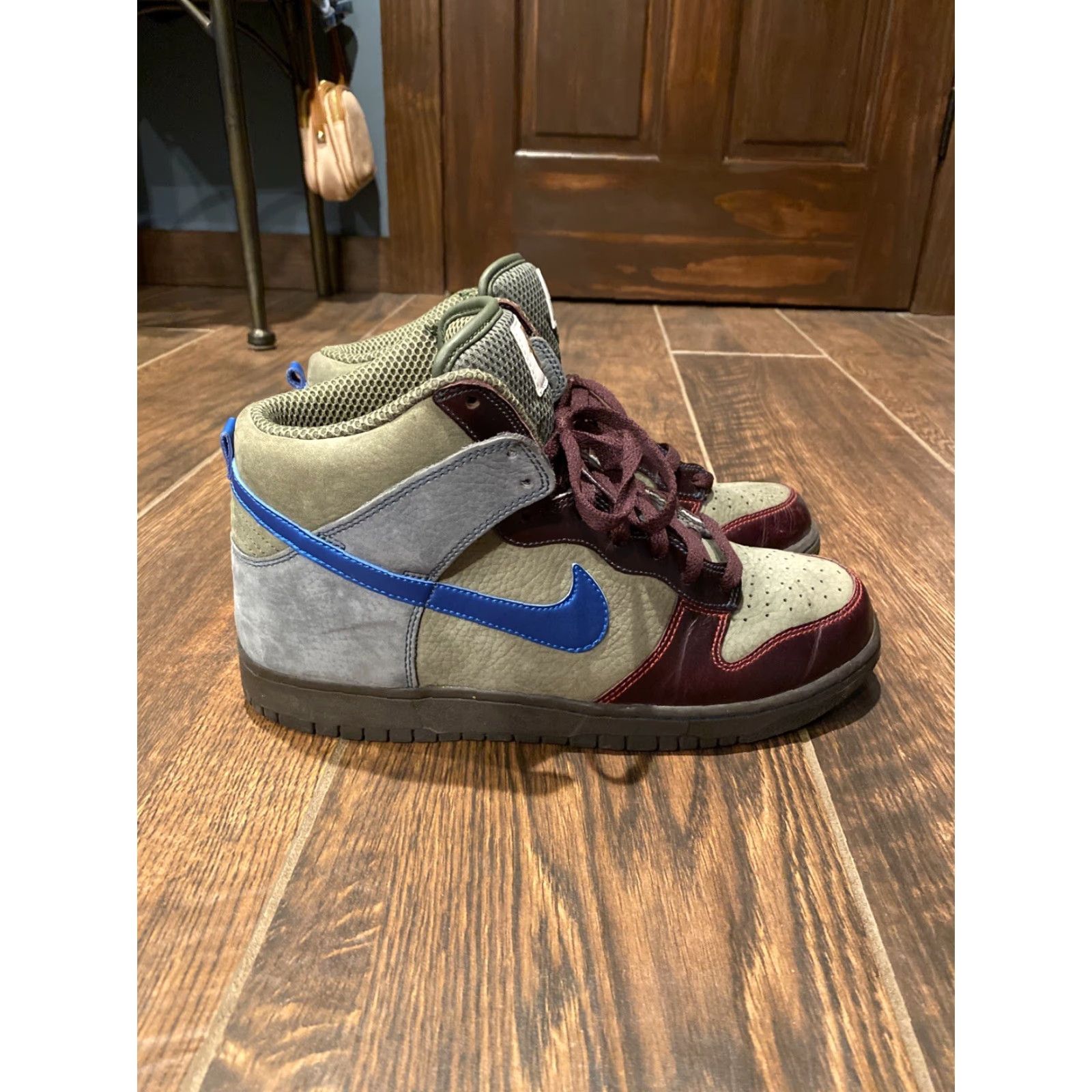 Nike **Nike Dunk High Olive/Military Blue-Blue Fox World Cup 10** User: **Nike Dunk High Olive/Military Blue-Blue Fox World Cup Size 10** Size US 10 / EU 43 - 3 Thumbnail
