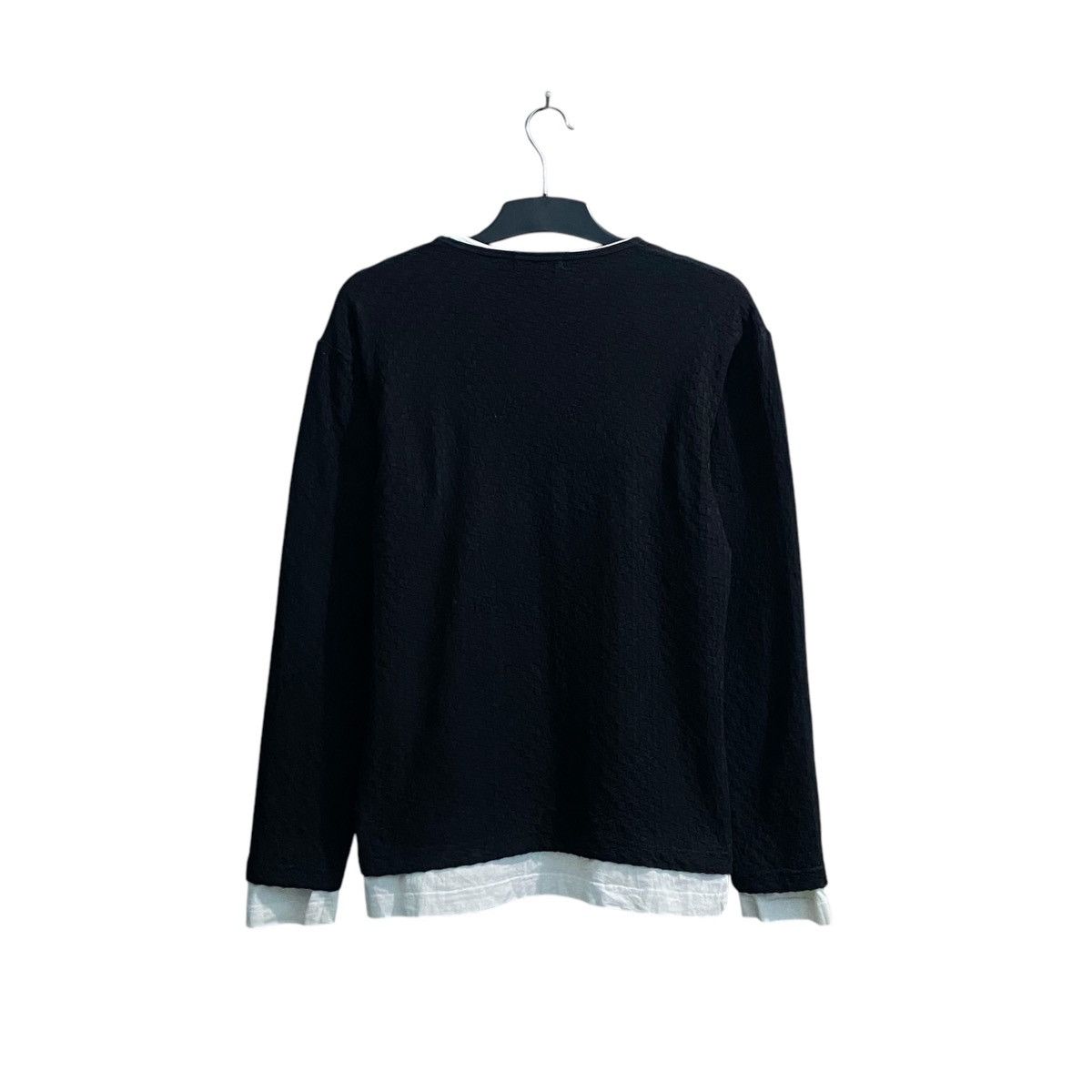 Burberry × Japanese Brand Burberry Black Label V Neck Longsleeve Size S / US 4 / IT 40 - 2 Thumbnail