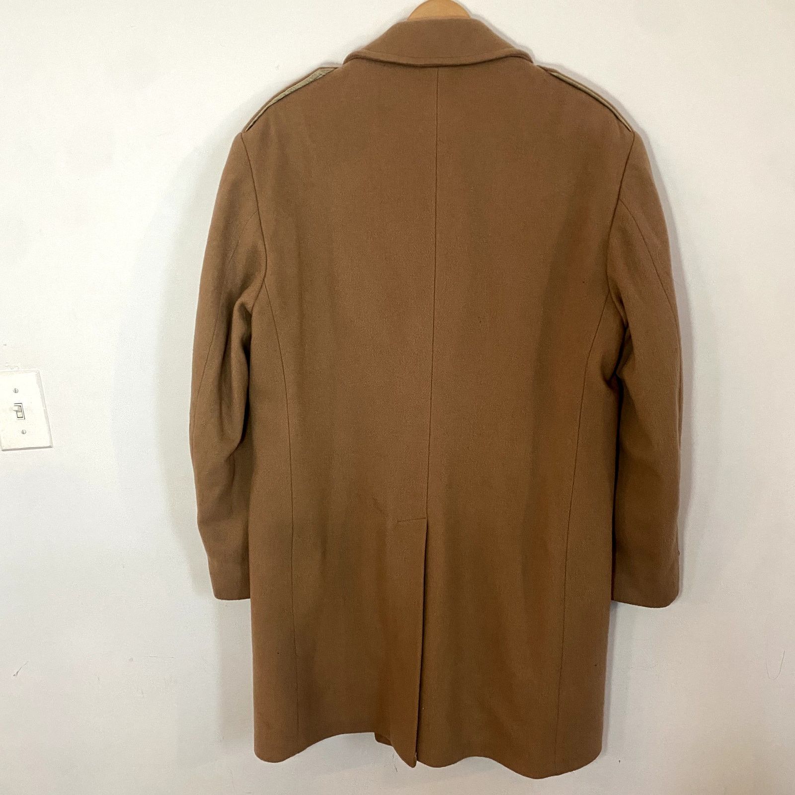 Vintage Vintage Camel Doublebreated 100% Wool Overcoat Casualcraft Size US L / EU 52-54 / 3 - 2 Thumbnail