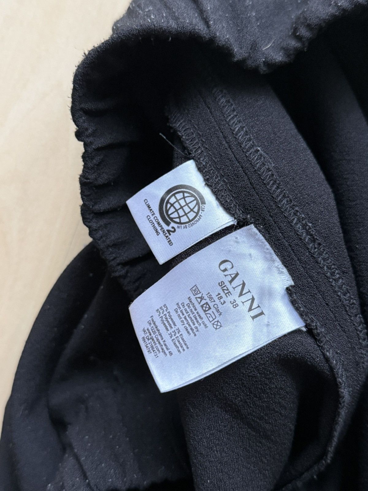 Ganni Ganni clark track black pants Size 27" / US 4 / IT 40 - 3 Thumbnail
