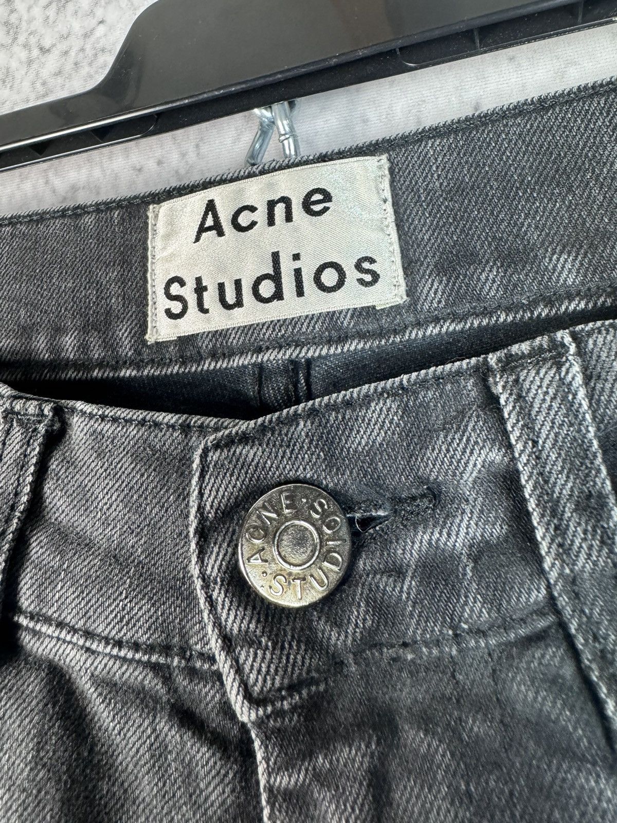 Acne Studios Acne Studios Ace Used Cash Black Denim Jeans Size US 28 / EU 44 - 3 Thumbnail