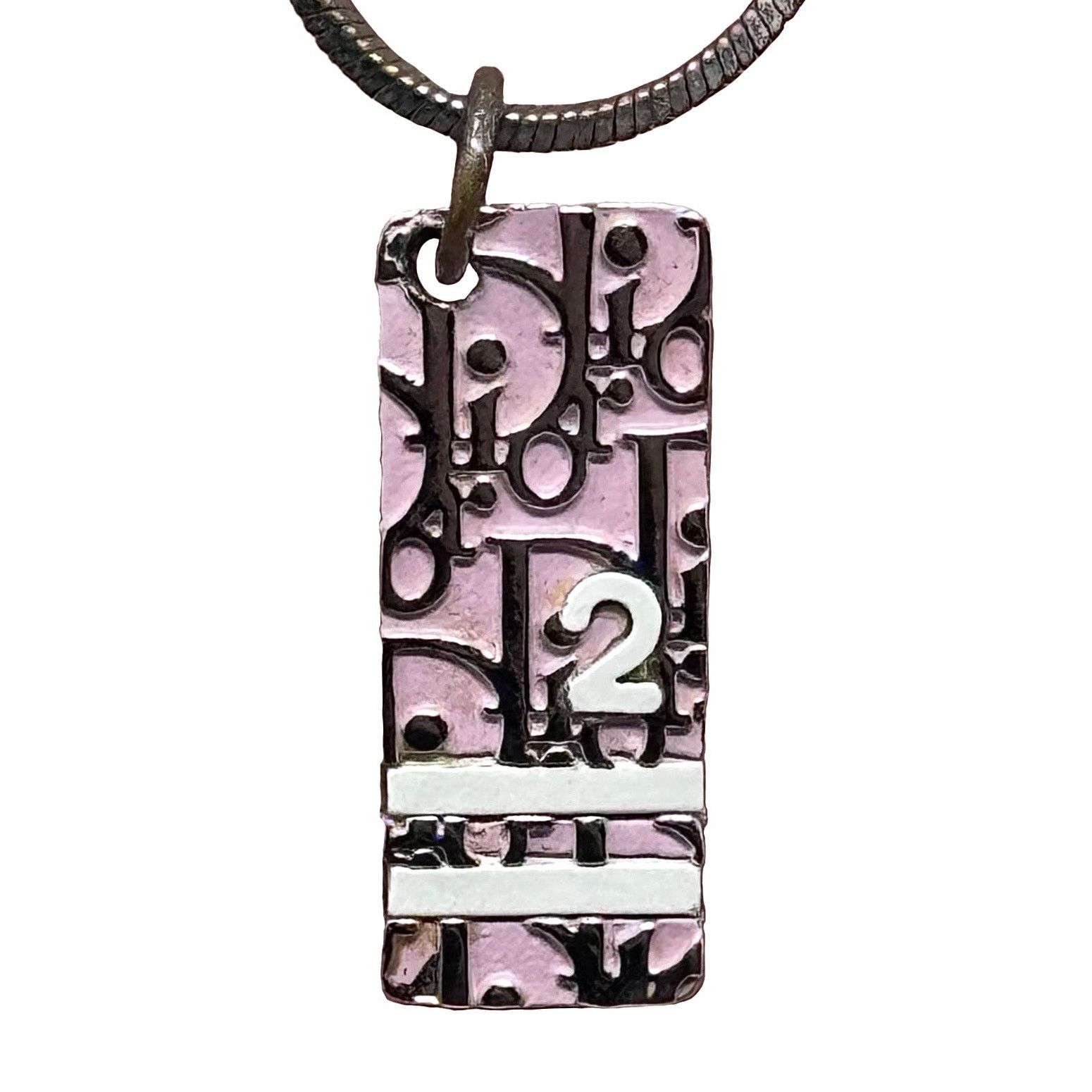 Dior Dior Oblique ’2’ Necklace Size ONE SIZE - 4 Thumbnail