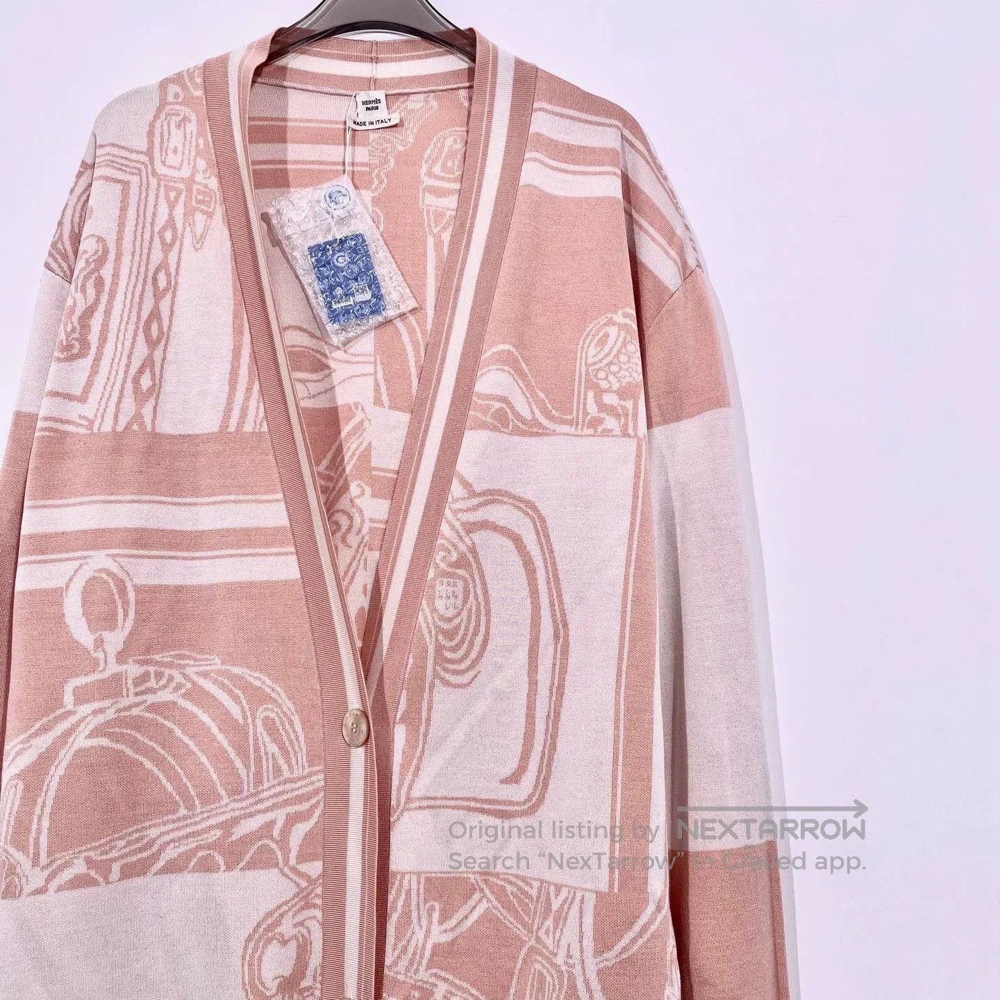 Hermes Hermes SS24 Colorblock V-Neck Cardigan. Size US S / EU 44-46 / 1 - 4 Thumbnail