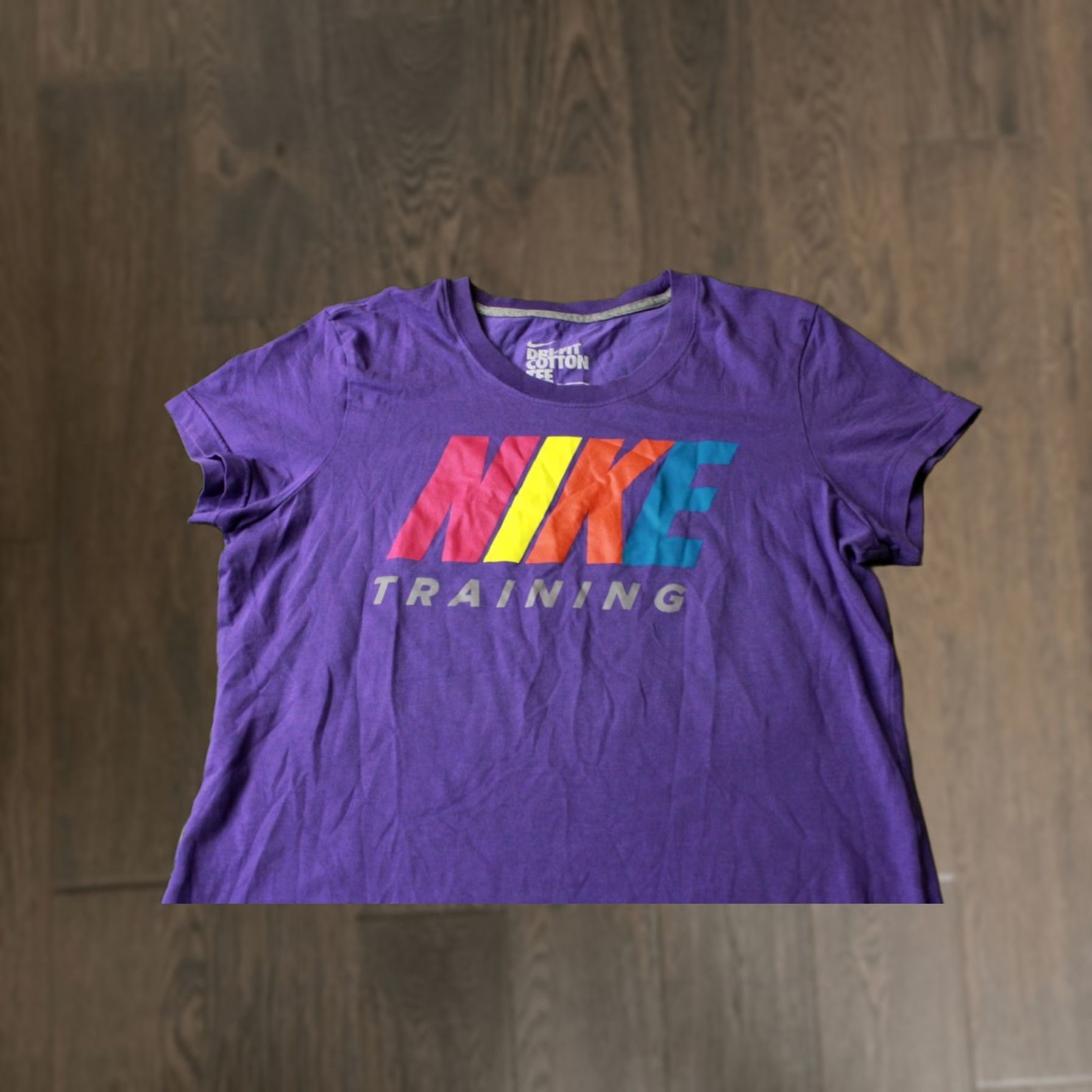 Nike NIKE Dri-FIT ORIGINAL RUN RUNNING WOMEN SHIRT M Violet Jersey Short Sleeve T-Shirt 2010 Womens Size M / US 6-8 / IT 42-44 - 1 Thumbnail
