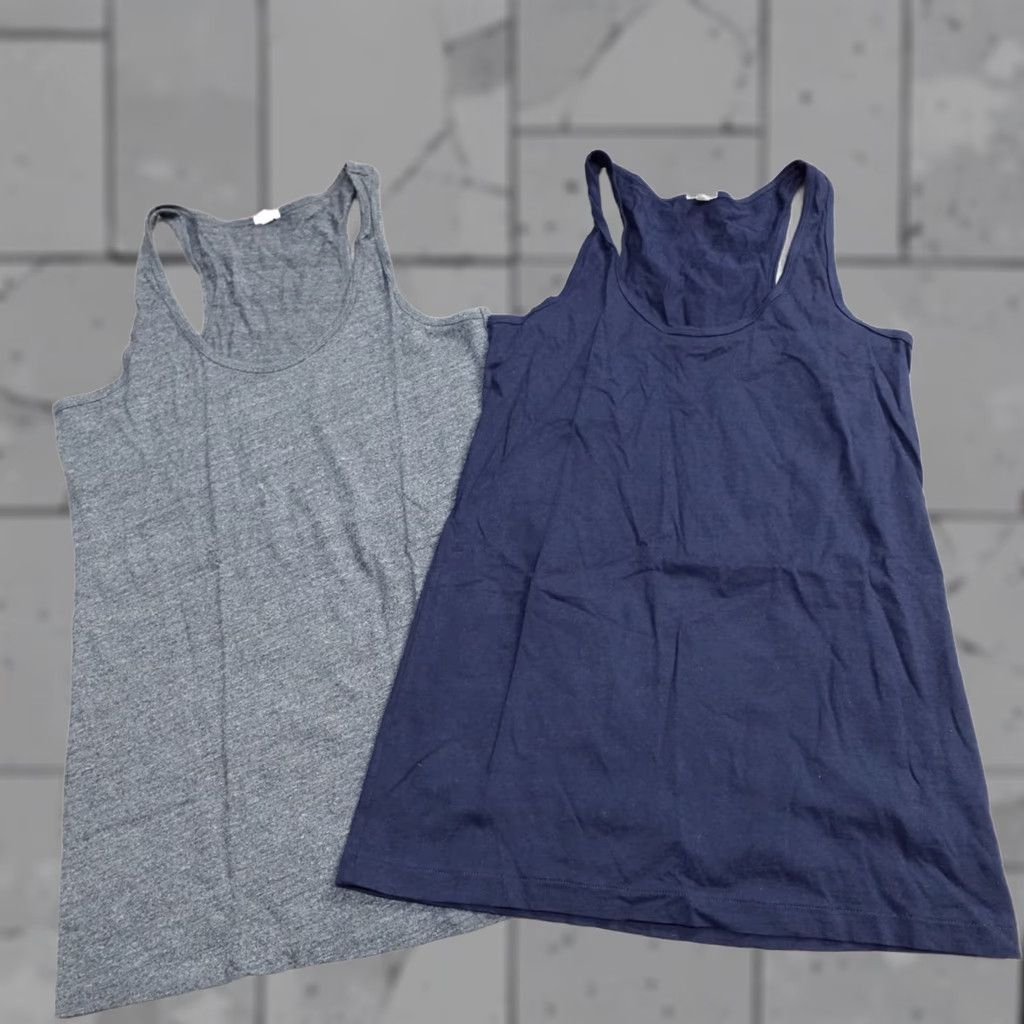 J.Crew J.Crew Womens Tank Camisole Top S Blue Cotton Rayon Camisole Lot of 2 Modernstyle Sleeveless Shirts Womens S/M Cotton Rayon Camis Size S / US 4 / IT 40 - 1 Thumbnail