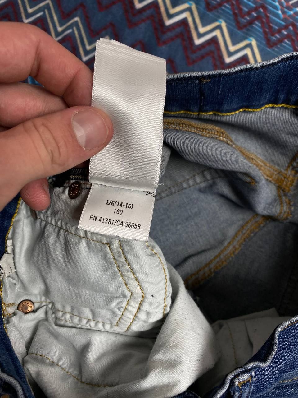 Polo Ralph Lauren jeans pants blue Polo Ralph Lauren Y2K logo vintage Size 28" / US 6 / IT 42 - 4 Thumbnail