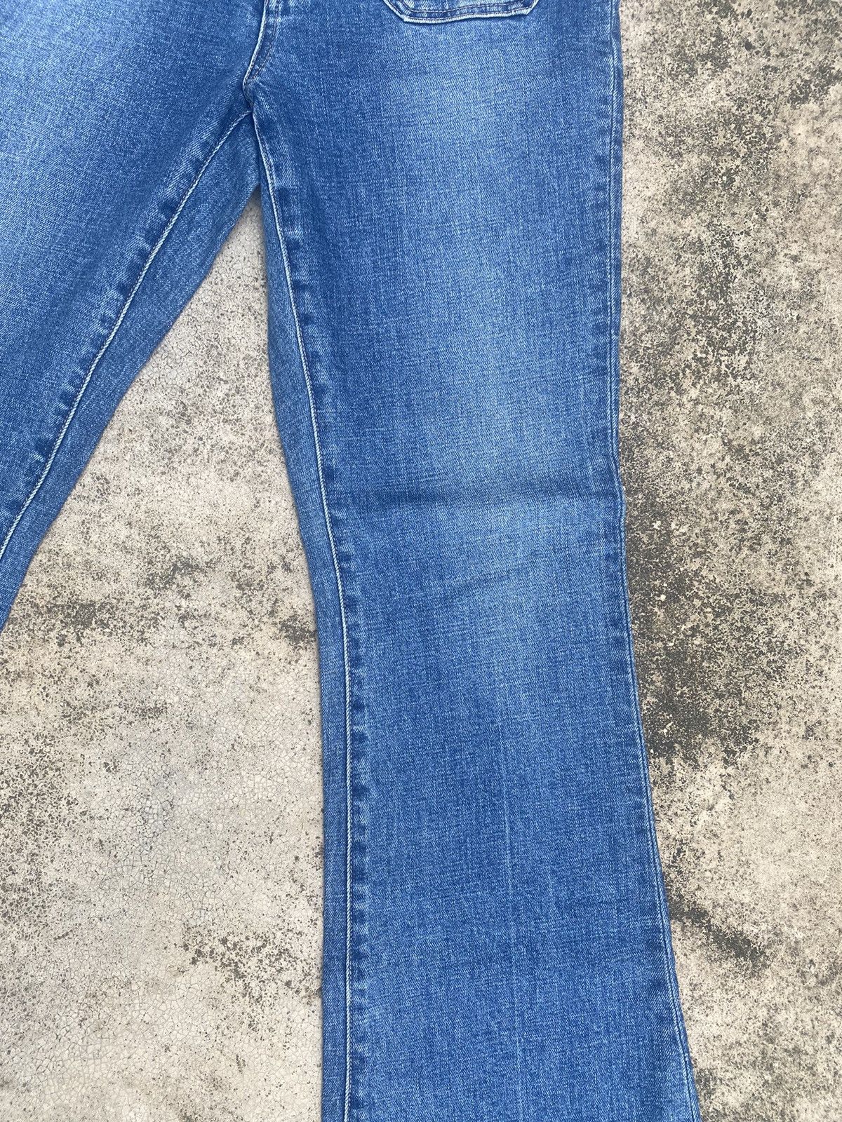 Japanese Brand Flare Jeans Rag Machine Bust Pant Bootcut Size US 27 - 6 Thumbnail