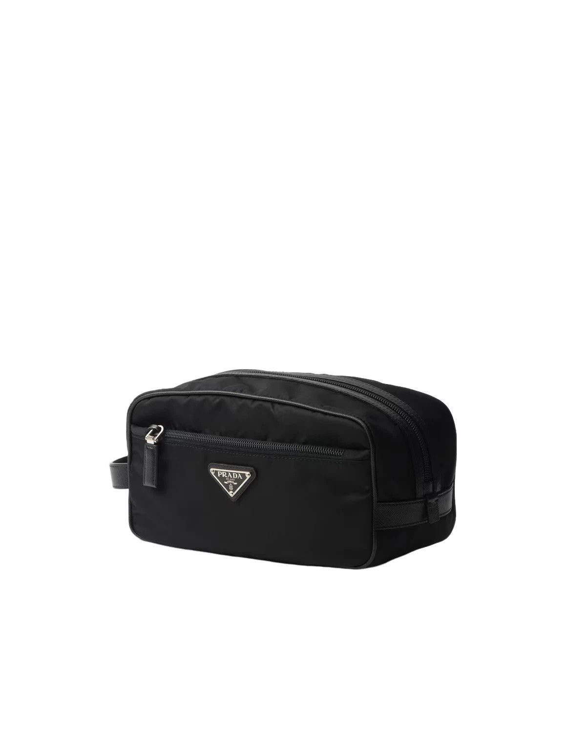 Prada PRADA $975 Black Re-Nylon Saffiano Pouch New/Authentic Size ONE SIZE - 2 Thumbnail