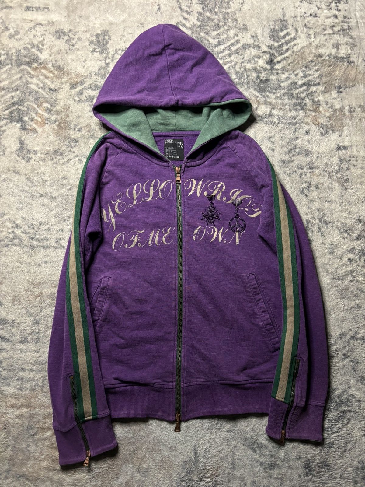 PPFM Ppfm Poem Zip Up Hoodie Size US M / EU 48-50 / 2 - 1 Thumbnail
