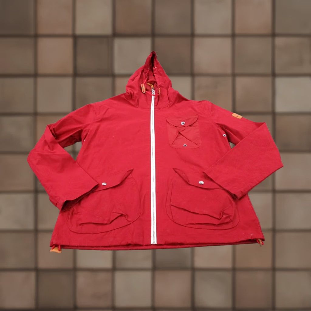 Penfield Penfield Jacket Mens L Red Outdoor Rain Coat Zip Hooded Lightweight Water Resistant Pockets Windproof 90s? Size US L / EU 52-54 / 3 - 1 Thumbnail