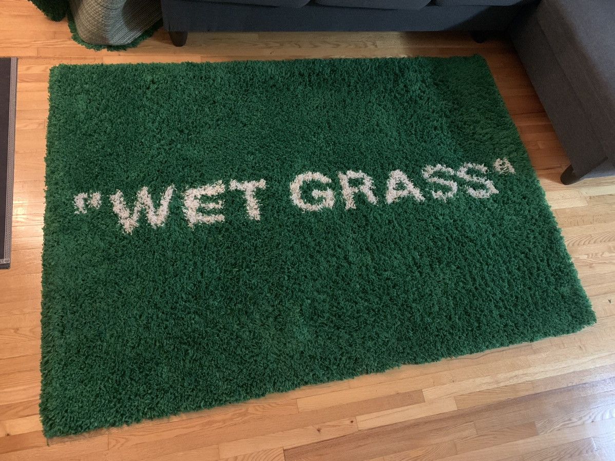 Ikea Virgil Abloh X IKEA MARKERAD “WET GRASS” Rug | Grailed