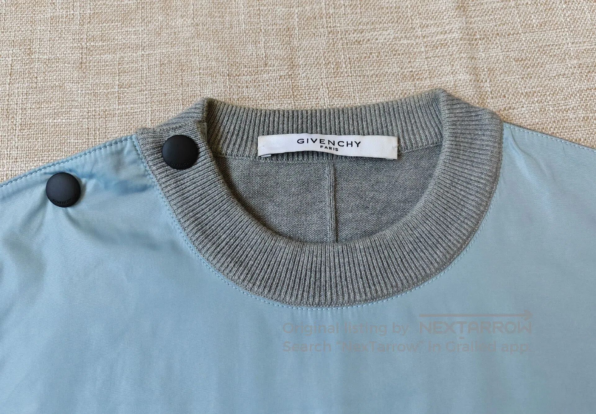 Givenchy Givenchy Men's Zip Detail Sweatshirt. Size US M / EU 48-50 / 2 - 2 Thumbnail