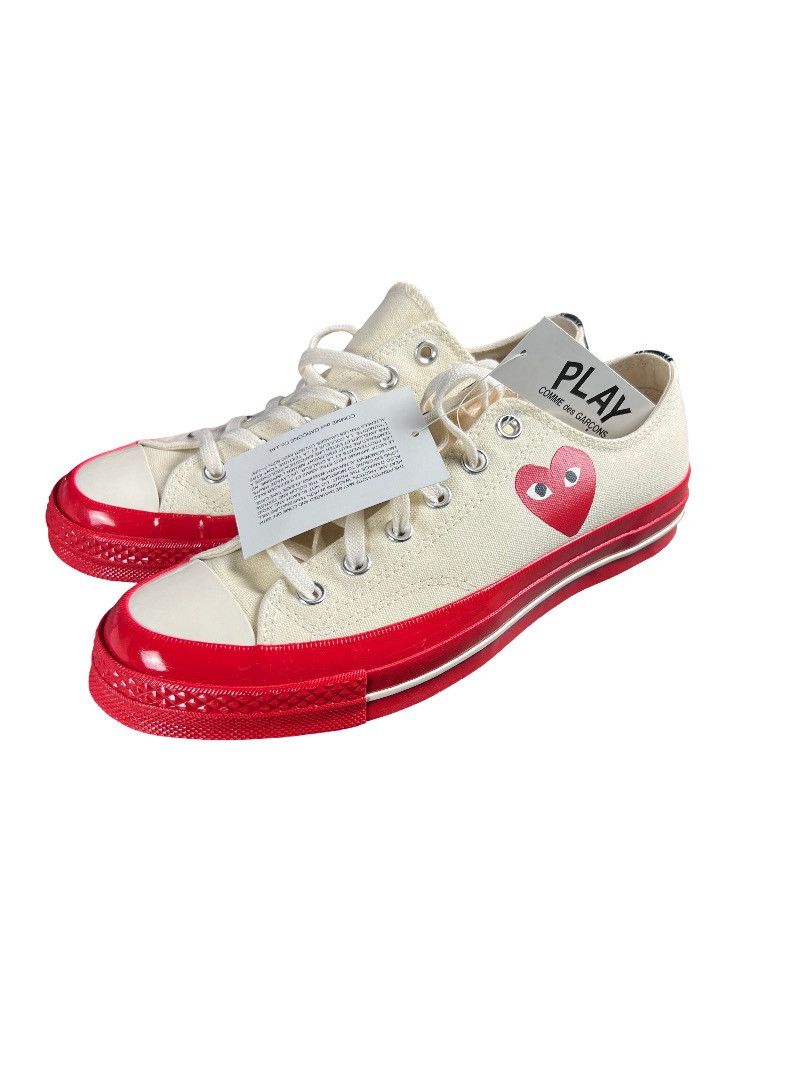 Comme des Garcons Comme des Garçons PLAY x Converse Chuck Taylor Low Size US 8 / EU 41 - 2 Thumbnail