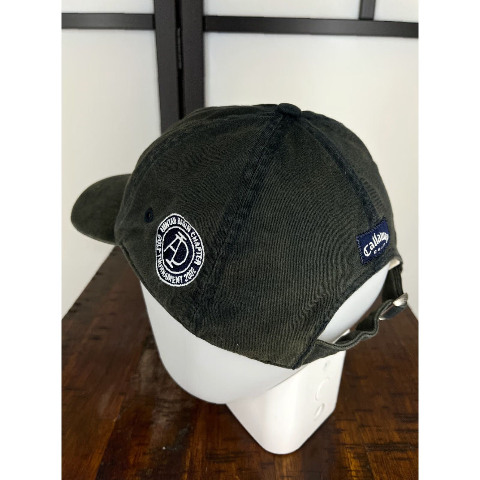 Callaway Callaway Hat Cap Adjustable OS Gray Cotton Knit Logo 2002 Uintah Basin Tournament Mens Cap Size ONE SIZE - 6 Thumbnail