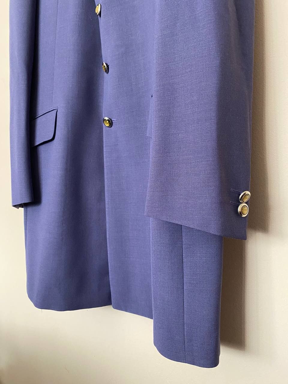 Pal Zileri 2 Pieces PAL ZILERI CERIMONIA Striped Suit One Button Sz 48R Size 48R - 3 Thumbnail