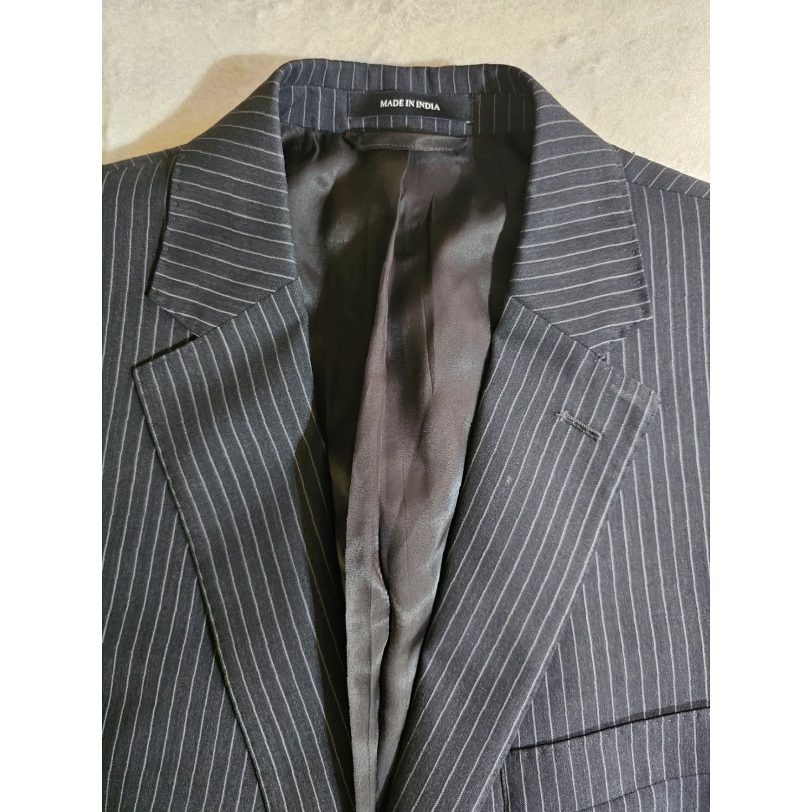 Ralph Lauren Ralph Lauren Black Label Slim Fit Blazer 100% Wool Sz 42R Pin Striped Size 42R - 3 Thumbnail
