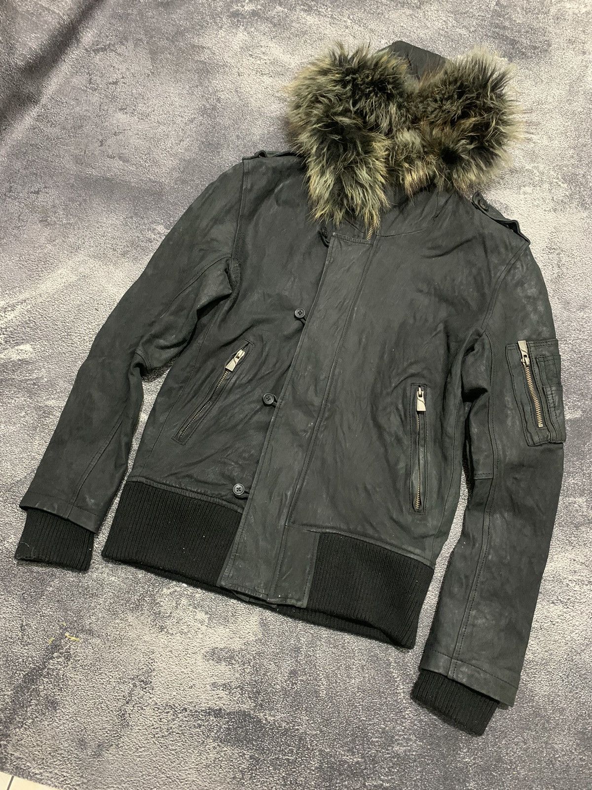 Katharine hamnett london blouson fur jacket bomber