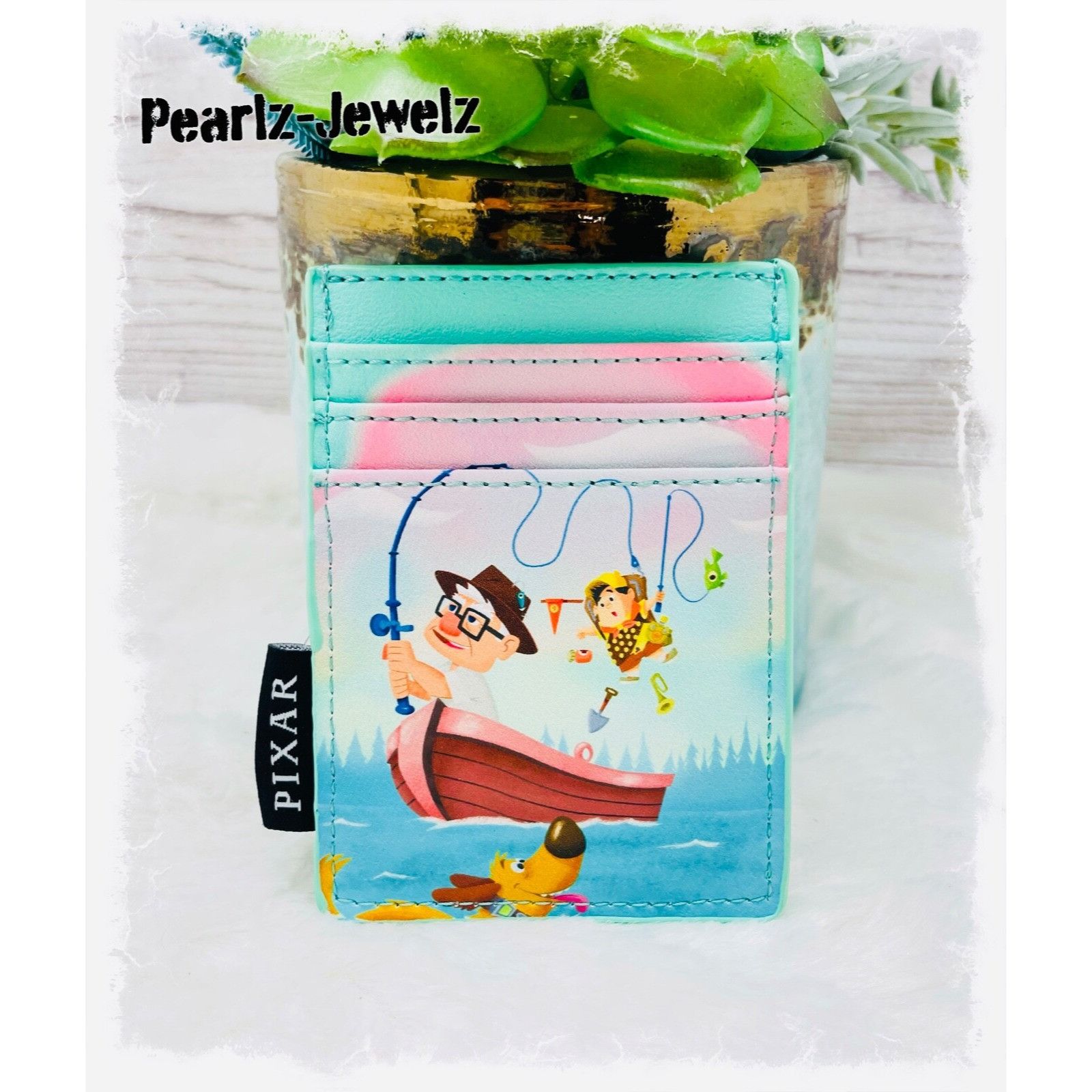 Disney Disney Pixar Up Carl & Russell Fishing Cardholder - BoxLunch Size ONE SIZE - 1 Thumbnail