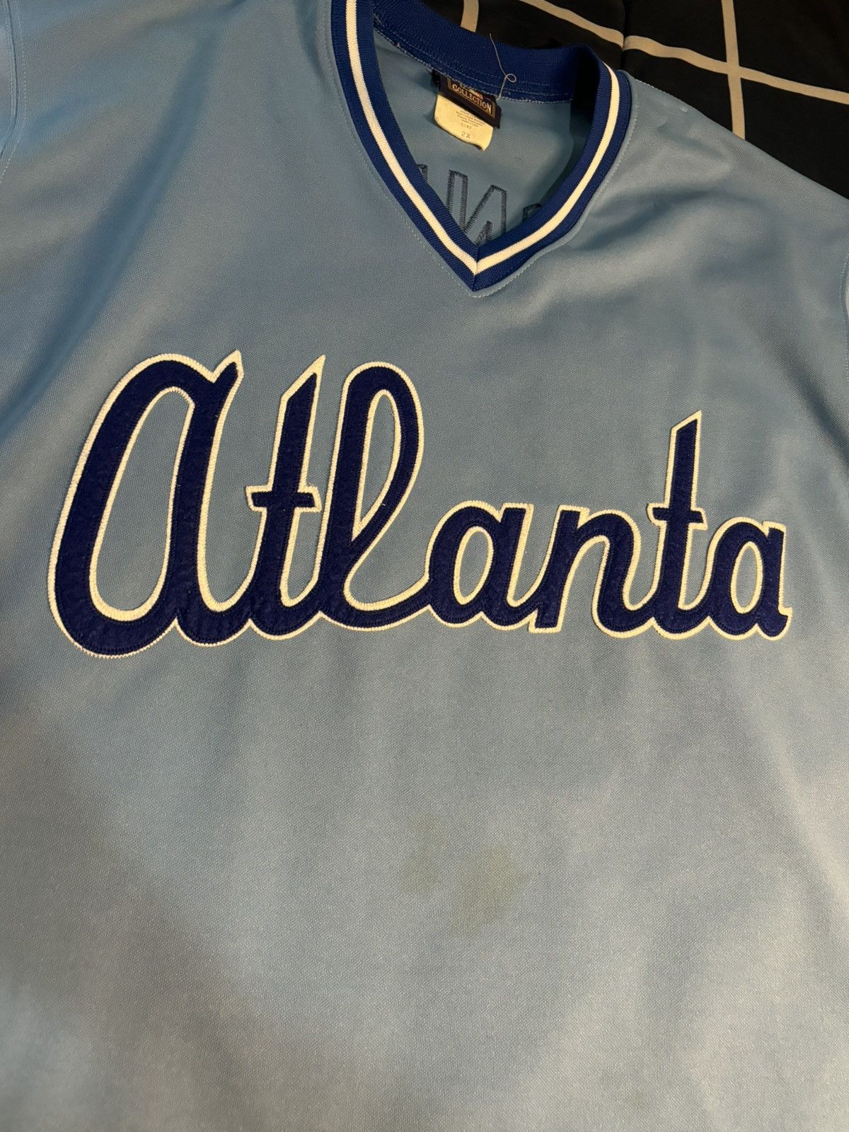 Majestic Vintage Chipper Jones 1982 Atlanta Braves Jersey Size US XXL / EU 58 / 5 - 2 Thumbnail