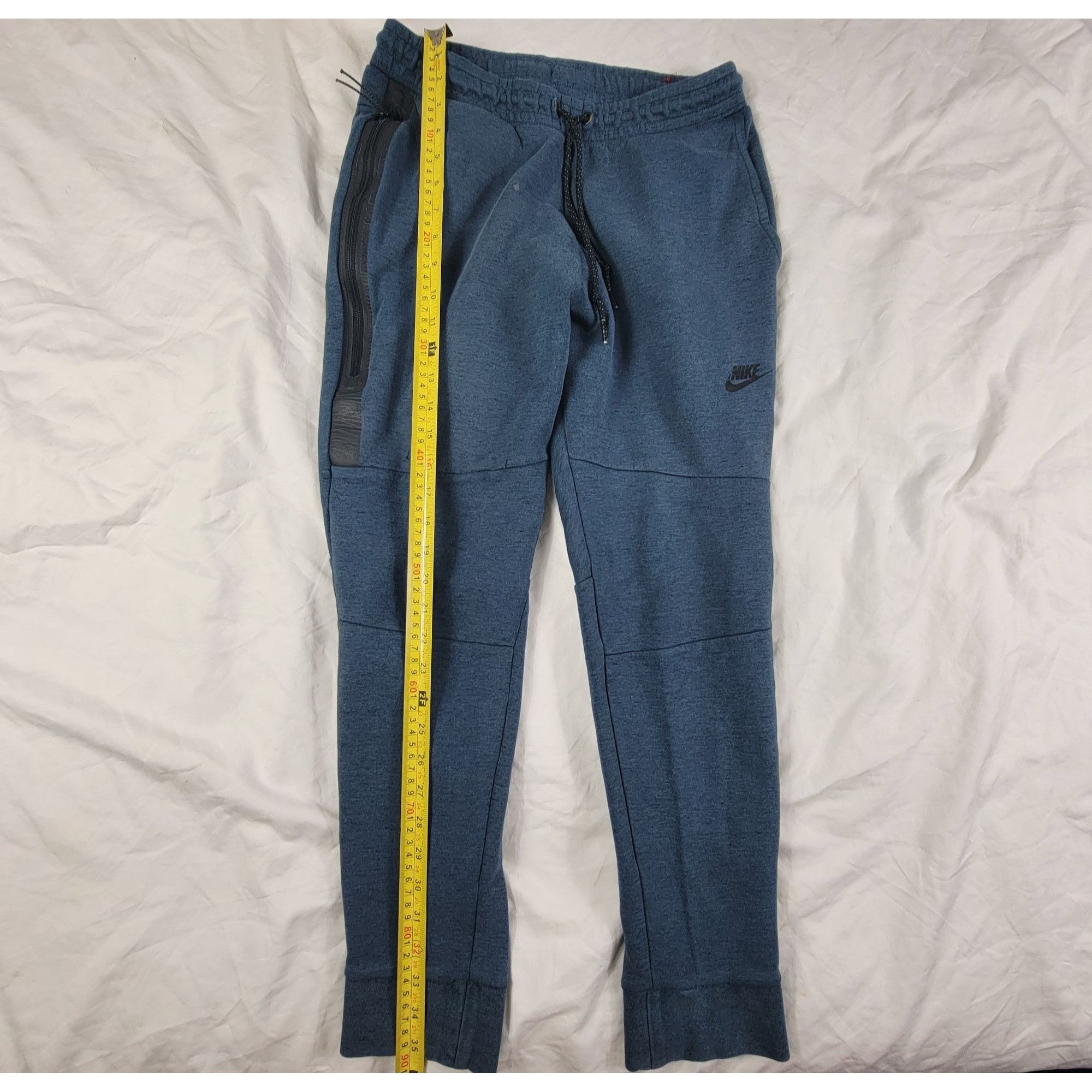 Nike Nike Tech Fleece Mens Medium Blue Sweat Pants Joggers Casual Size US 40 / EU 56 - 10 Thumbnail